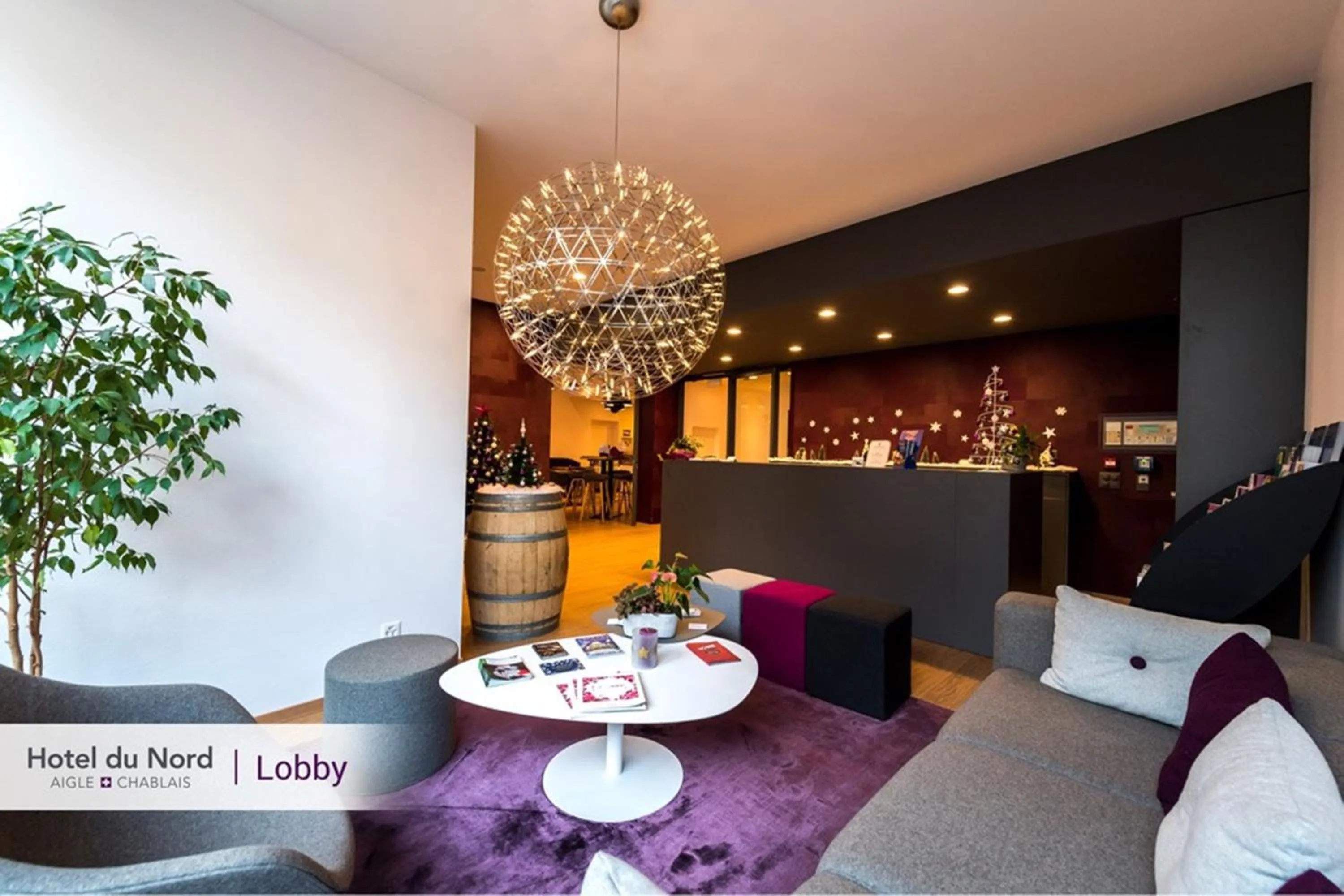 Lobby or reception in Hotel Du Nord