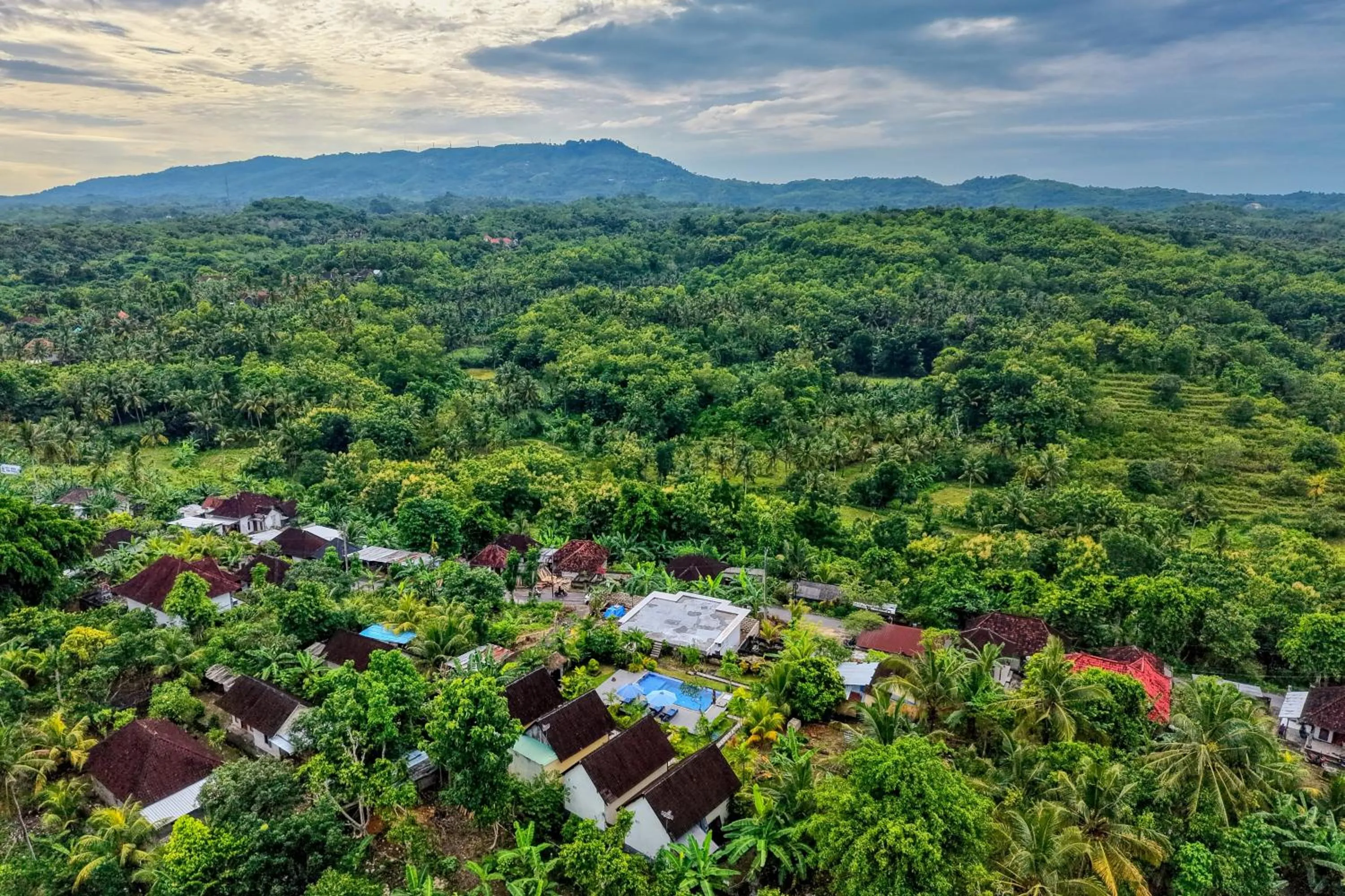 Bird's eye view in RR Cottage