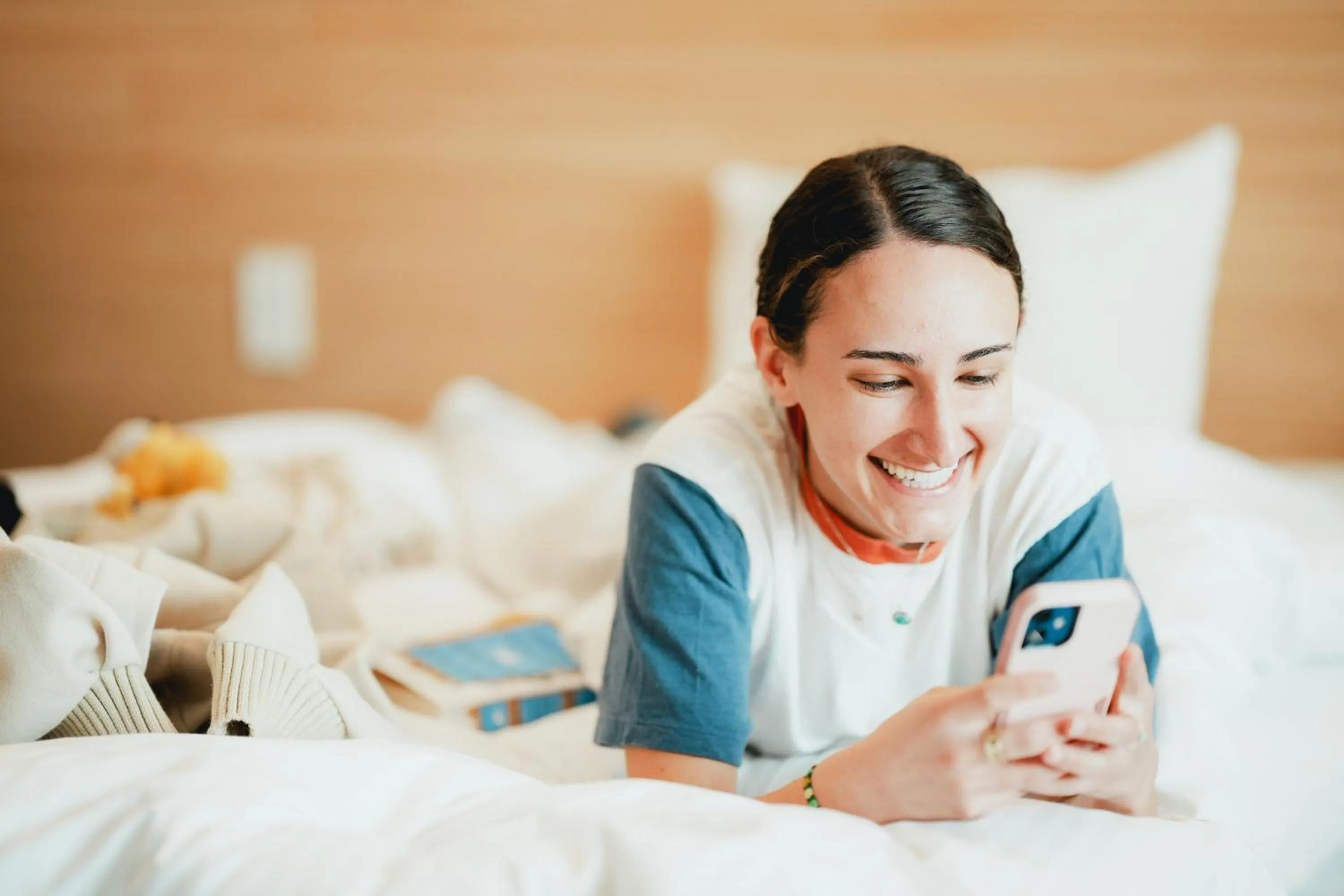 Bed in NAGI Hiroshima Hotel and Lounge