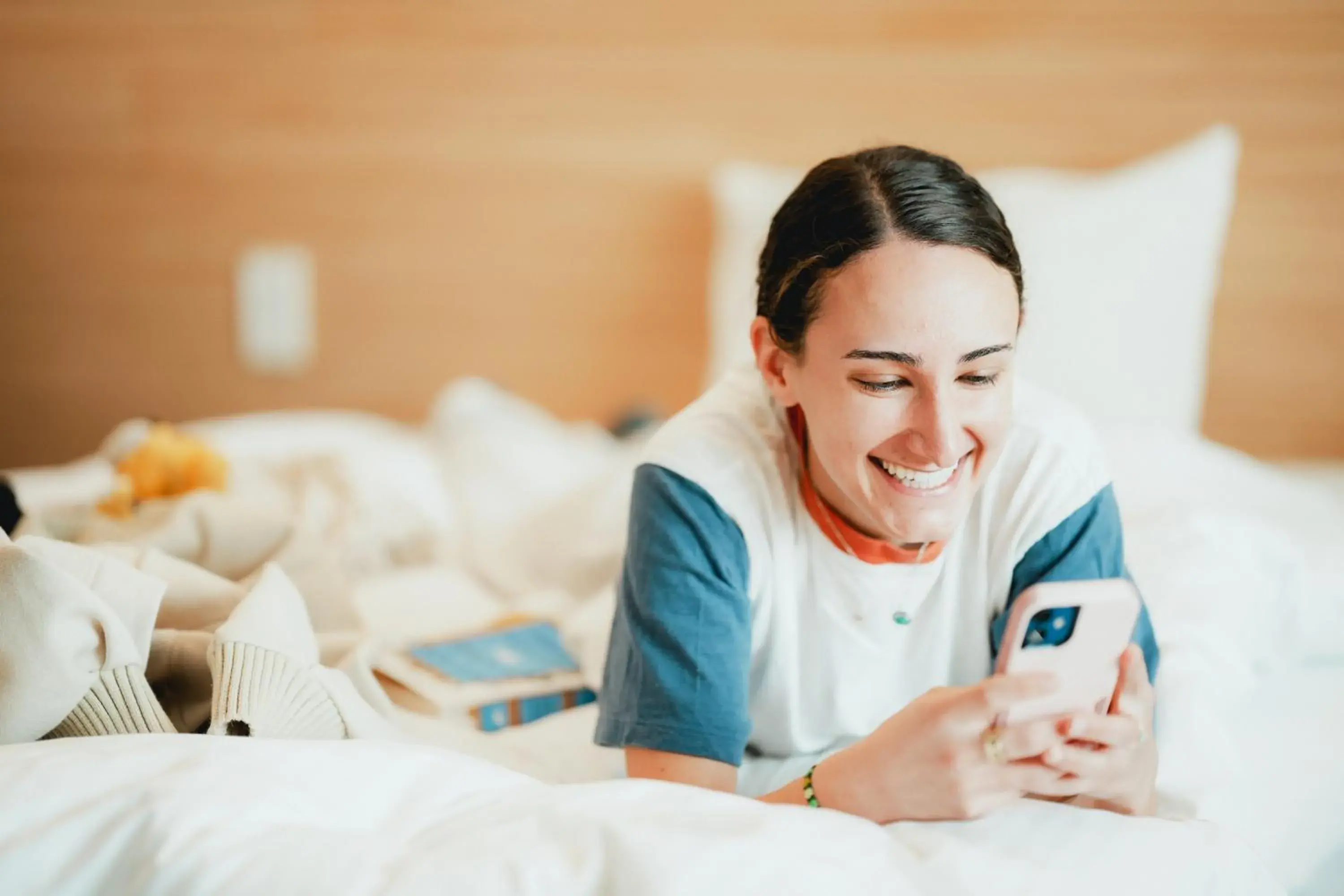 Bed in NAGI Hiroshima Hotel and Lounge Bed in NAGI Hiroshima Hotel and Lounge