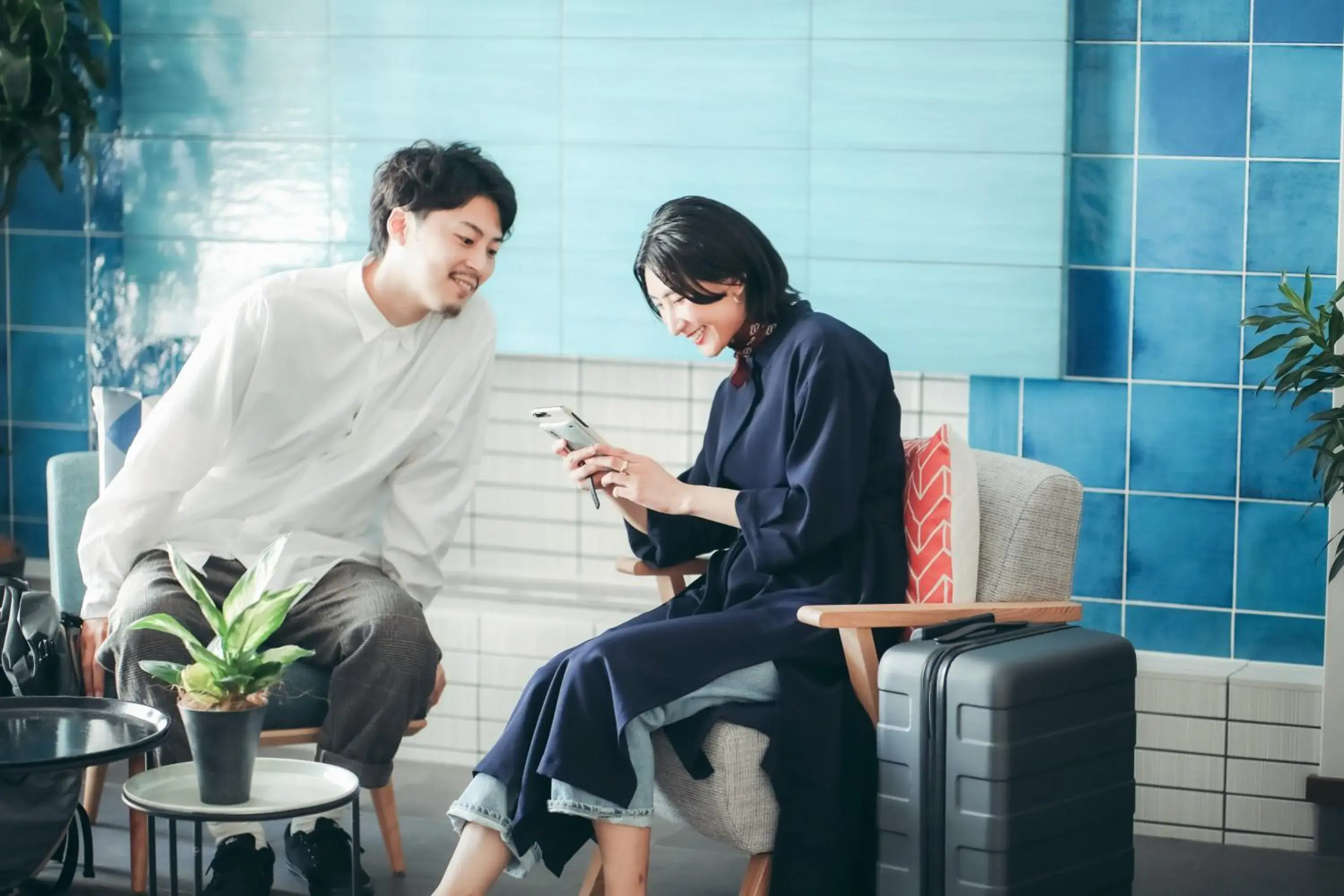 Lobby or reception in NAGI Hiroshima Hotel and Lounge Lobby or reception in NAGI Hiroshima Hotel and Lounge