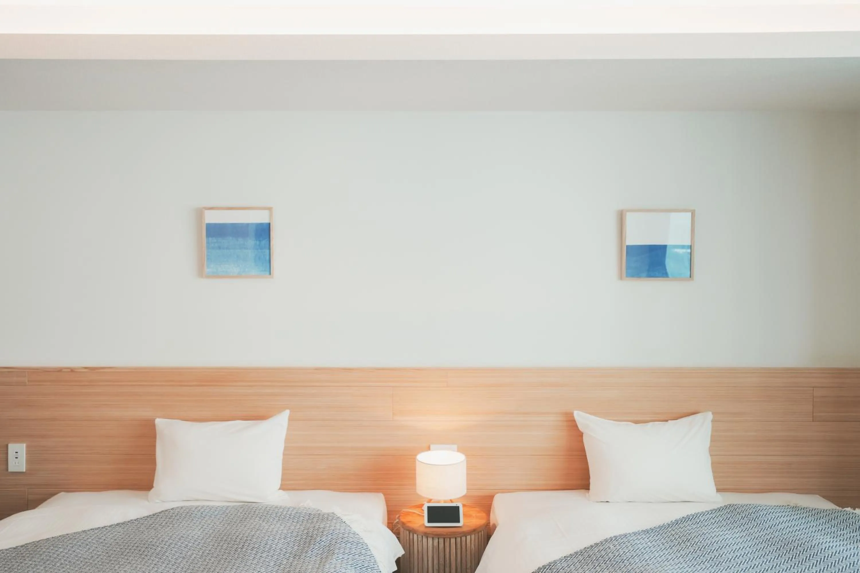 Bed in NAGI Hiroshima Hotel and Lounge