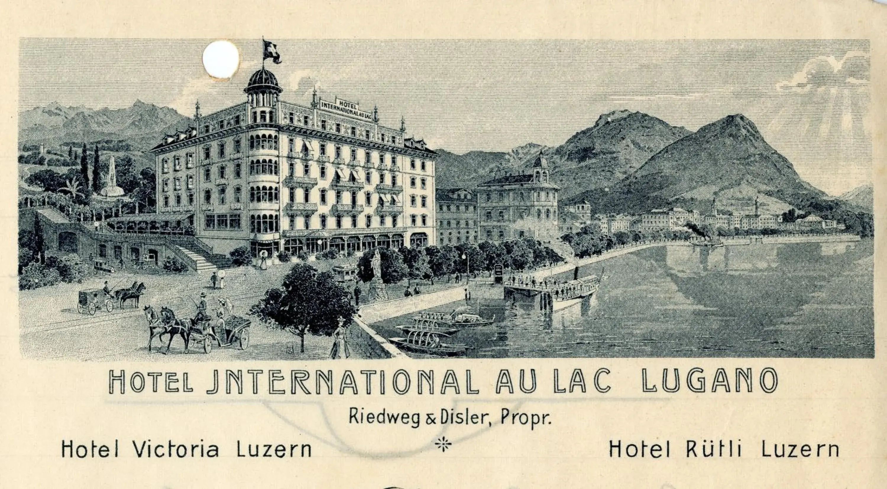 Property building in International au Lac Historic Lakeside Hotel Property building in International au Lac Historic Lakeside Hotel