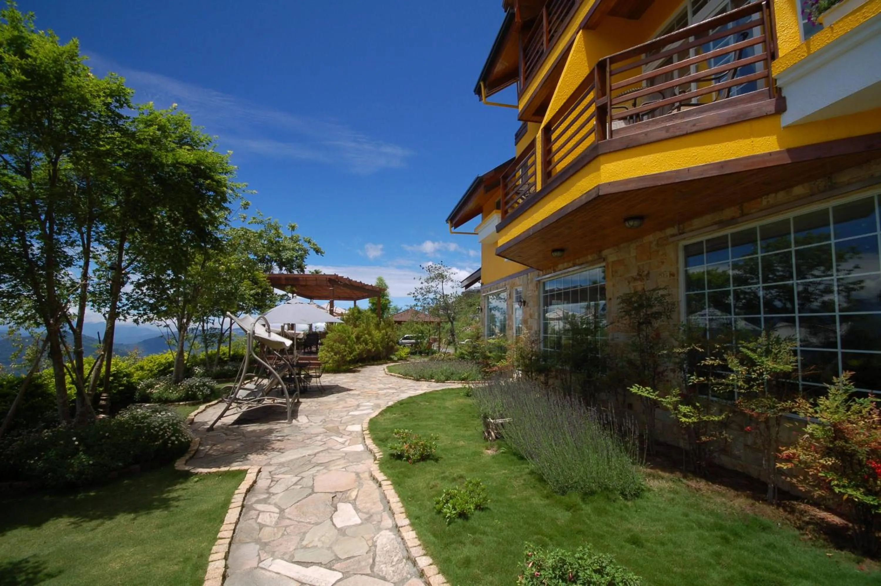 Balcony/Terrace in Euro Country Villa