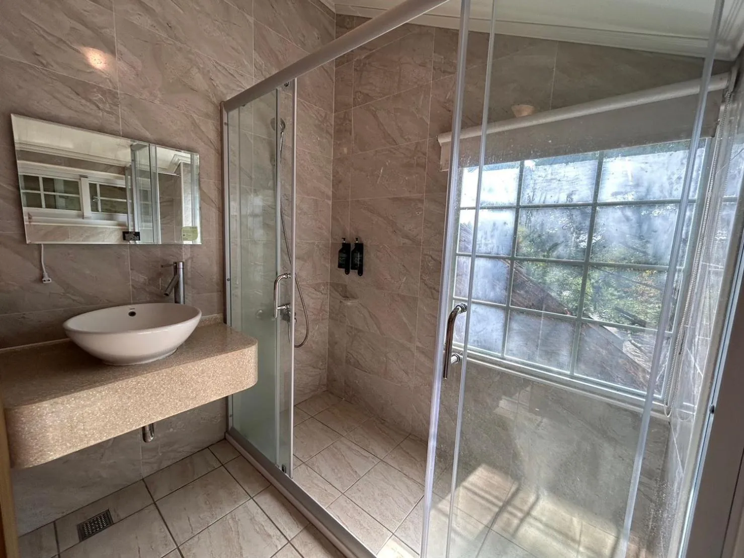 Shower in Euro Country Villa