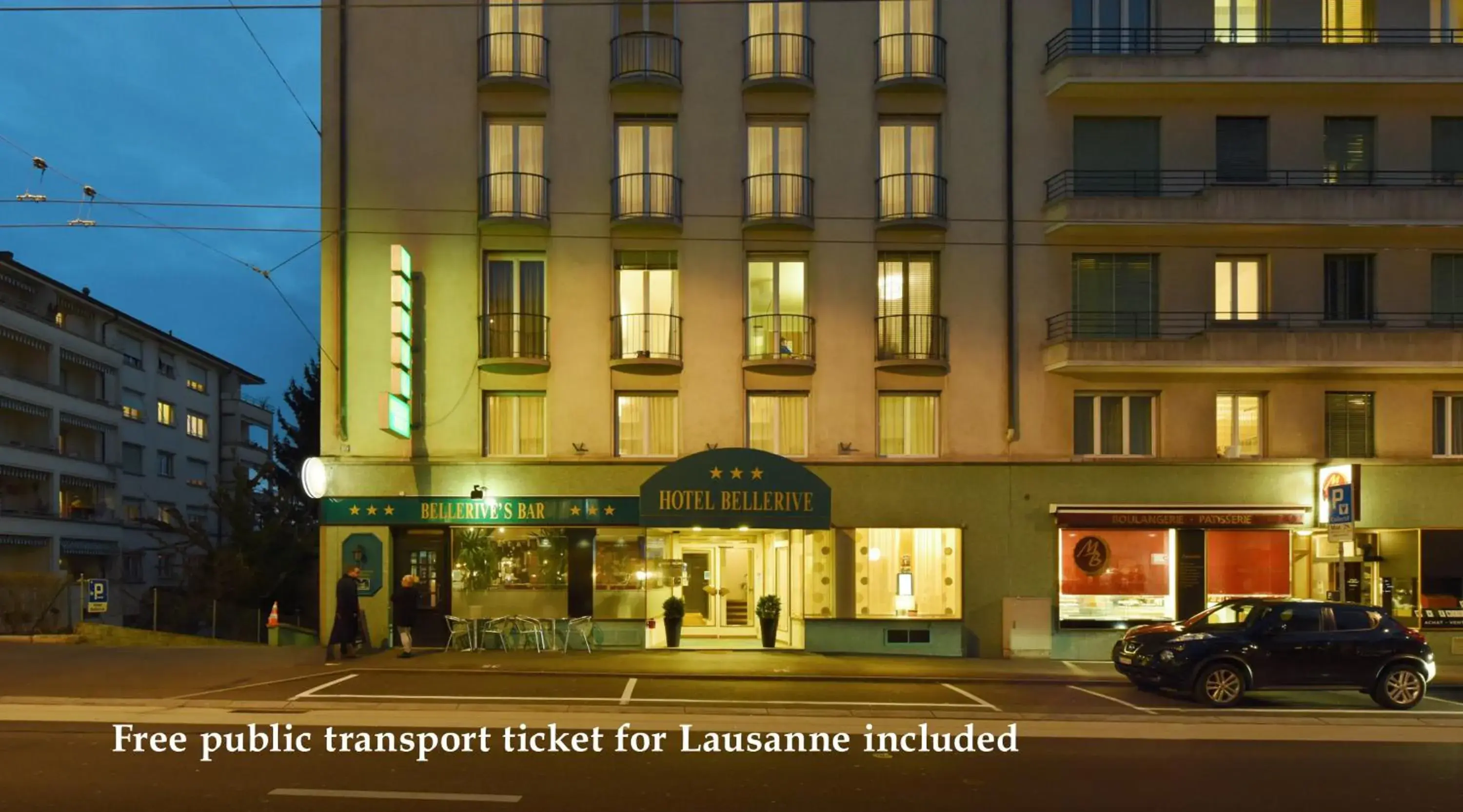 Facade/entrance in Hôtel Bellerive Facade/entrance in Hôtel Bellerive