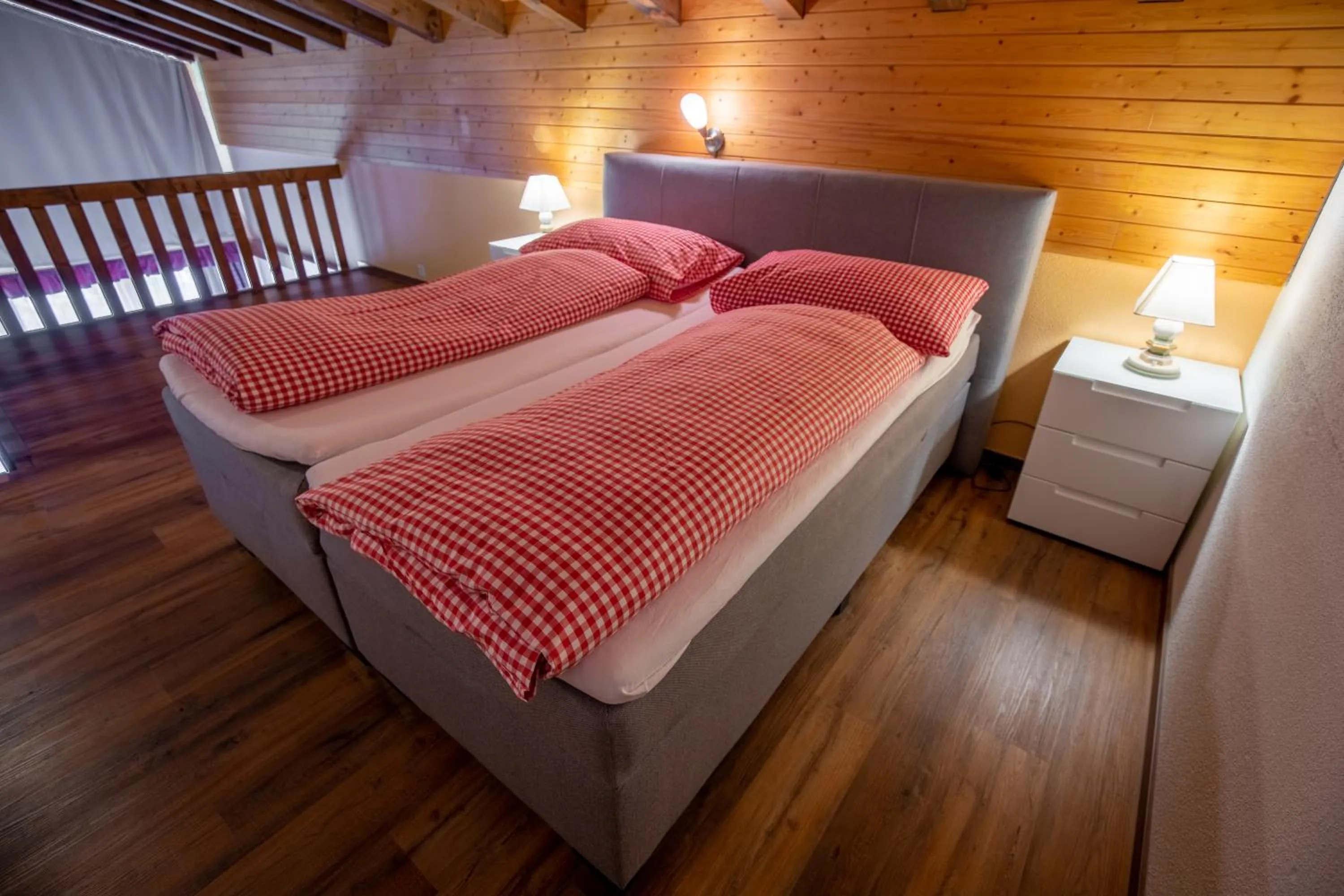 Bed in Chalet-Hotel Beau-Site