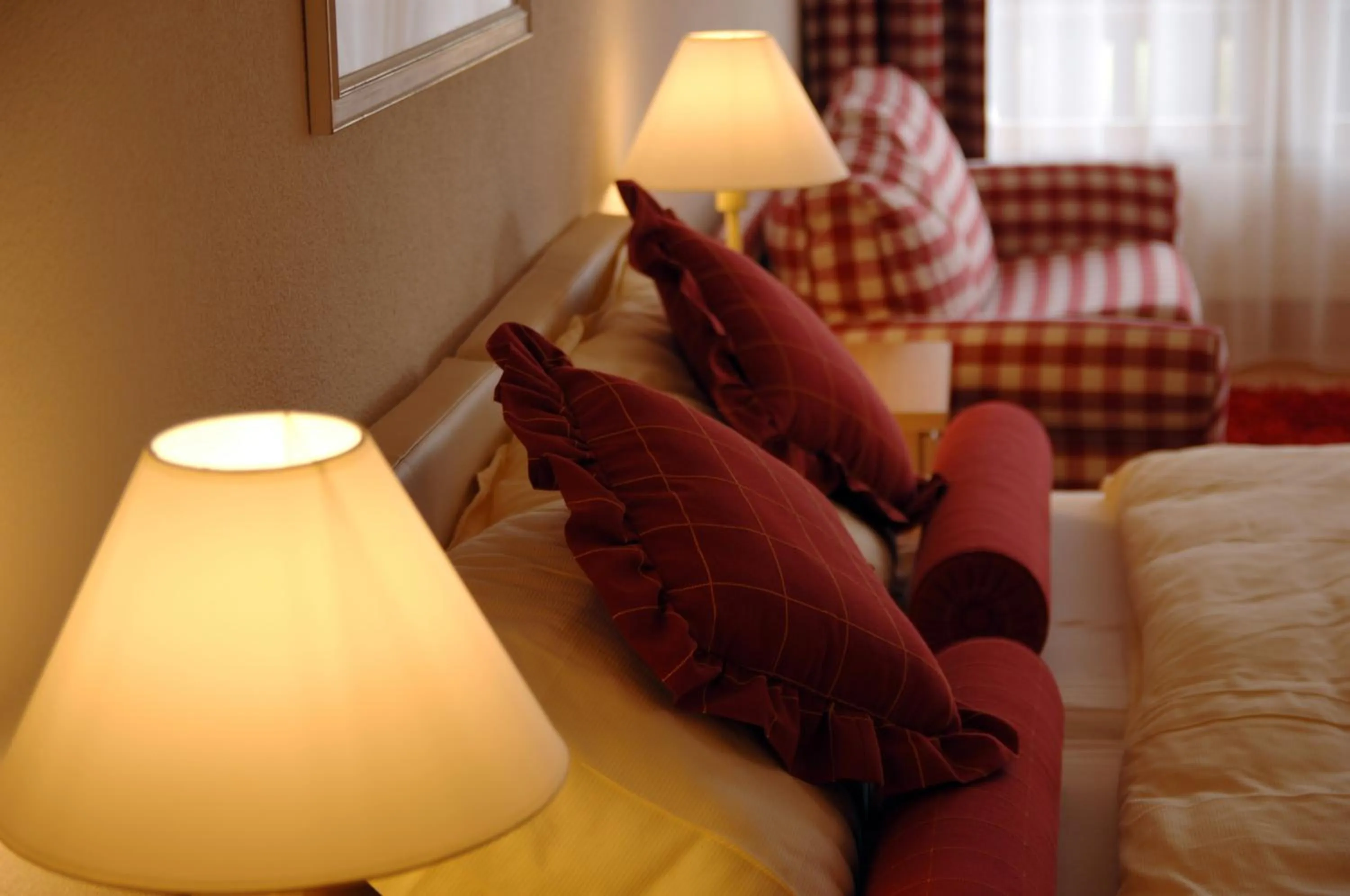 Bed in Chalet-Hotel Beau-Site