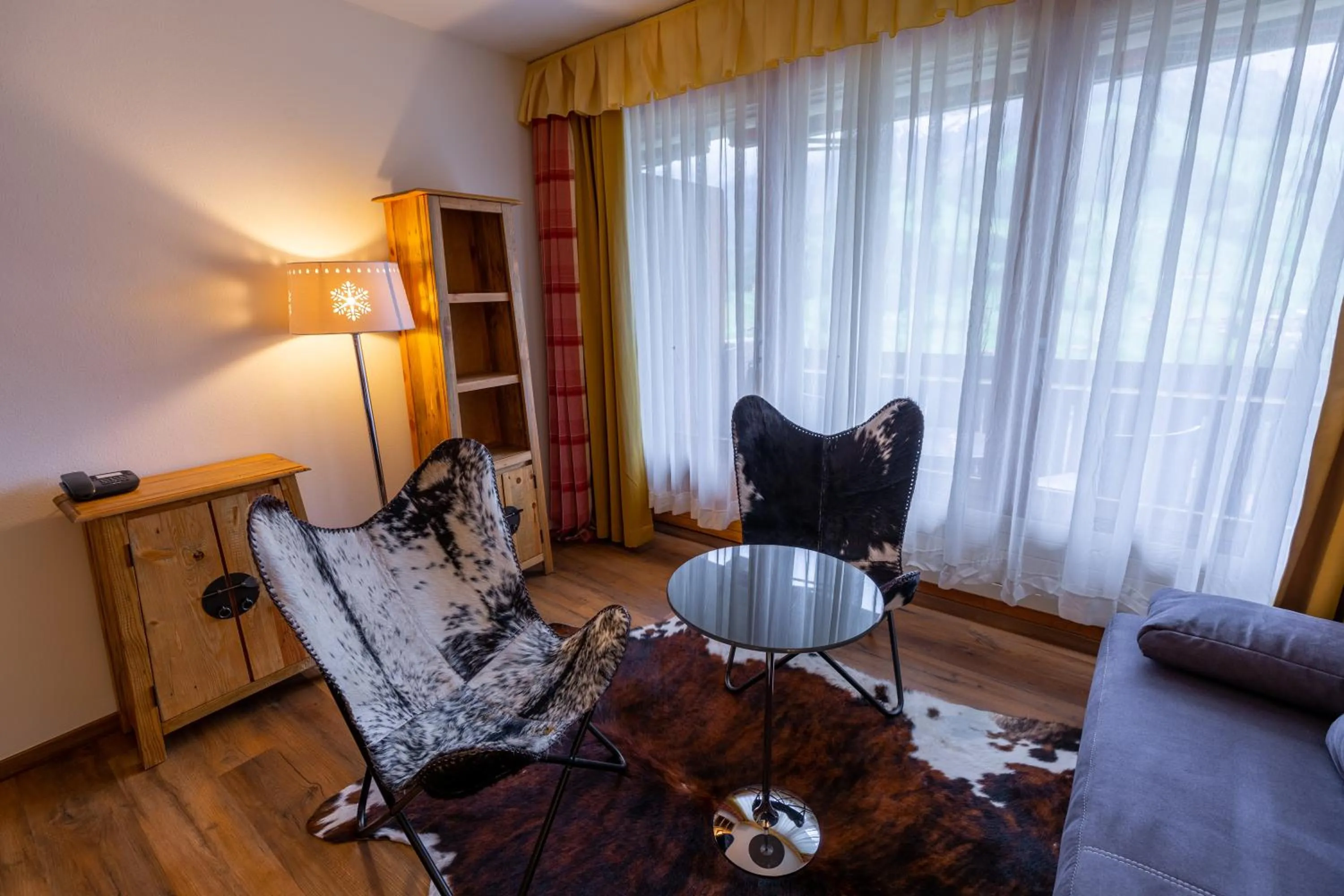 Seating area in Chalet-Hotel Beau-Site