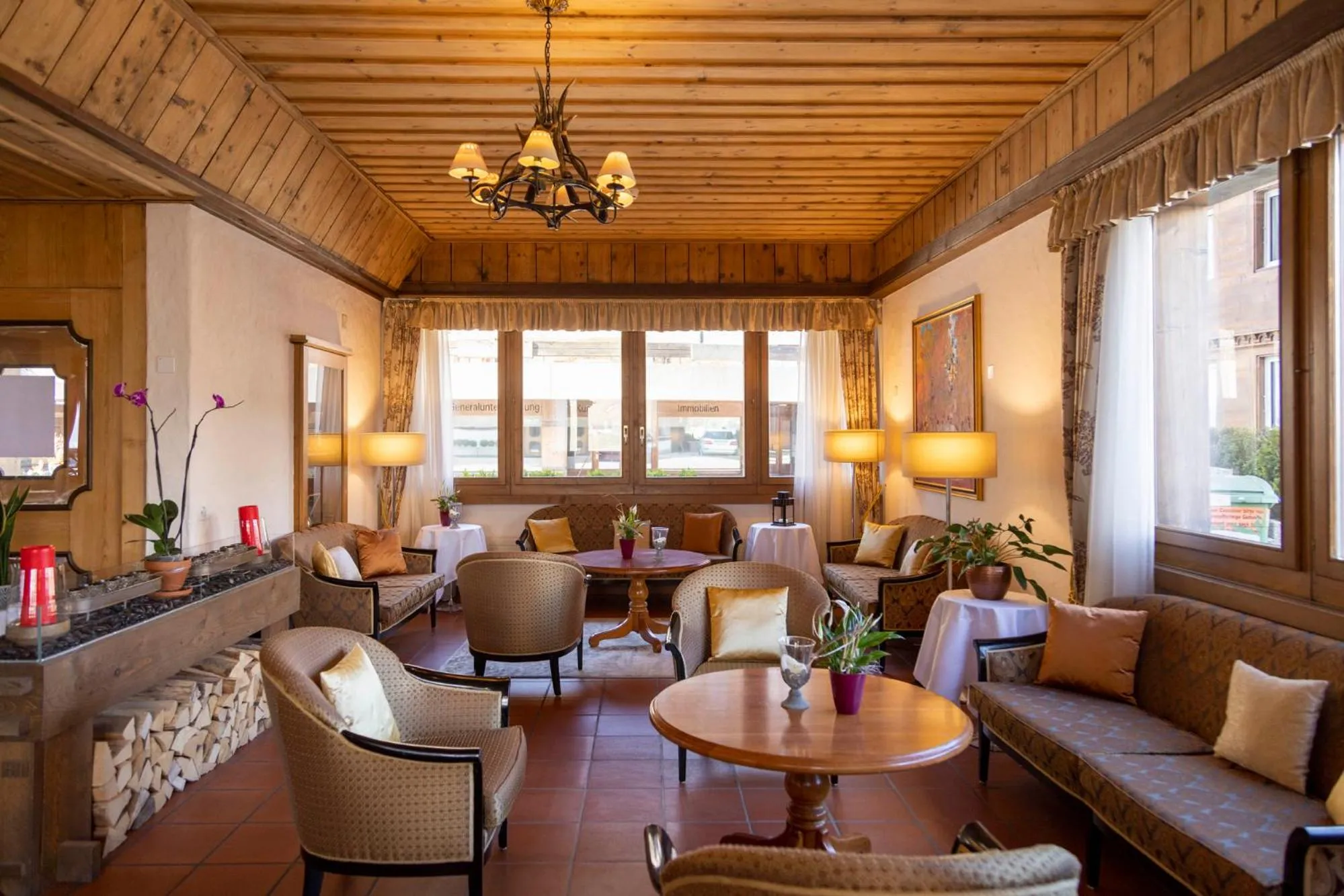 Lobby or reception in Chalet-Hotel Beau-Site