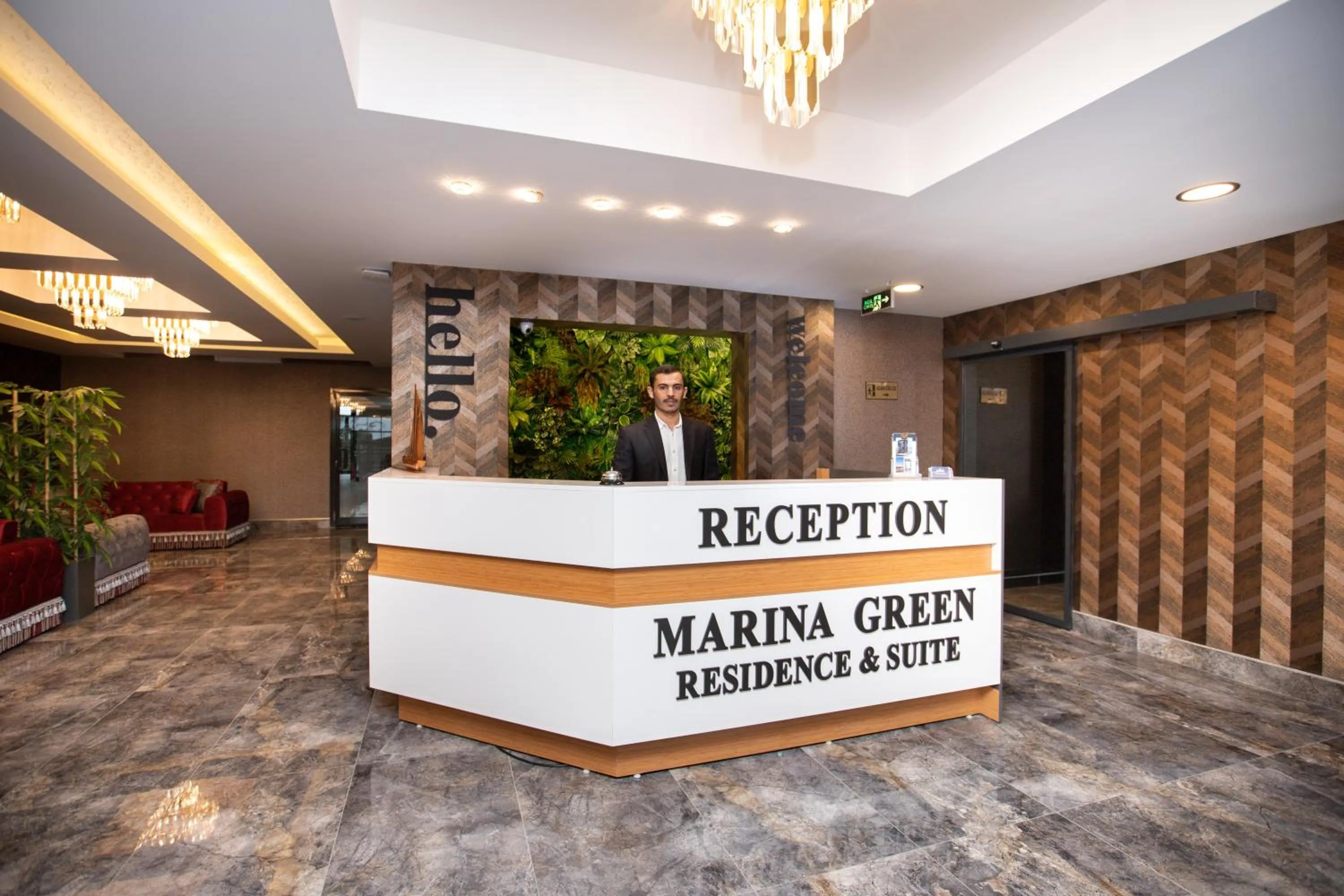 Lobby or reception in Marina Green Suite & Residence