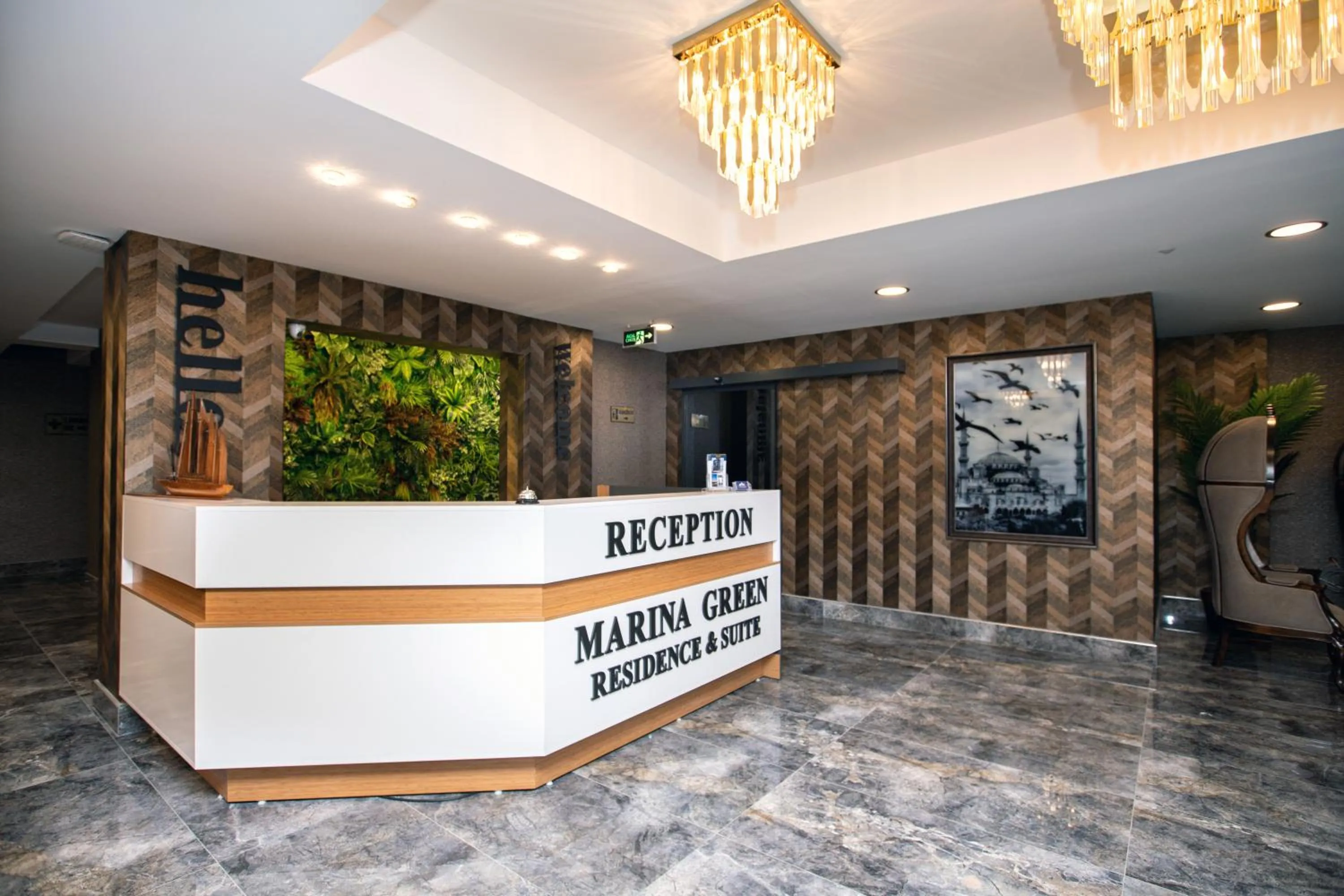 Lobby or reception in Marina Green Suite & Residence