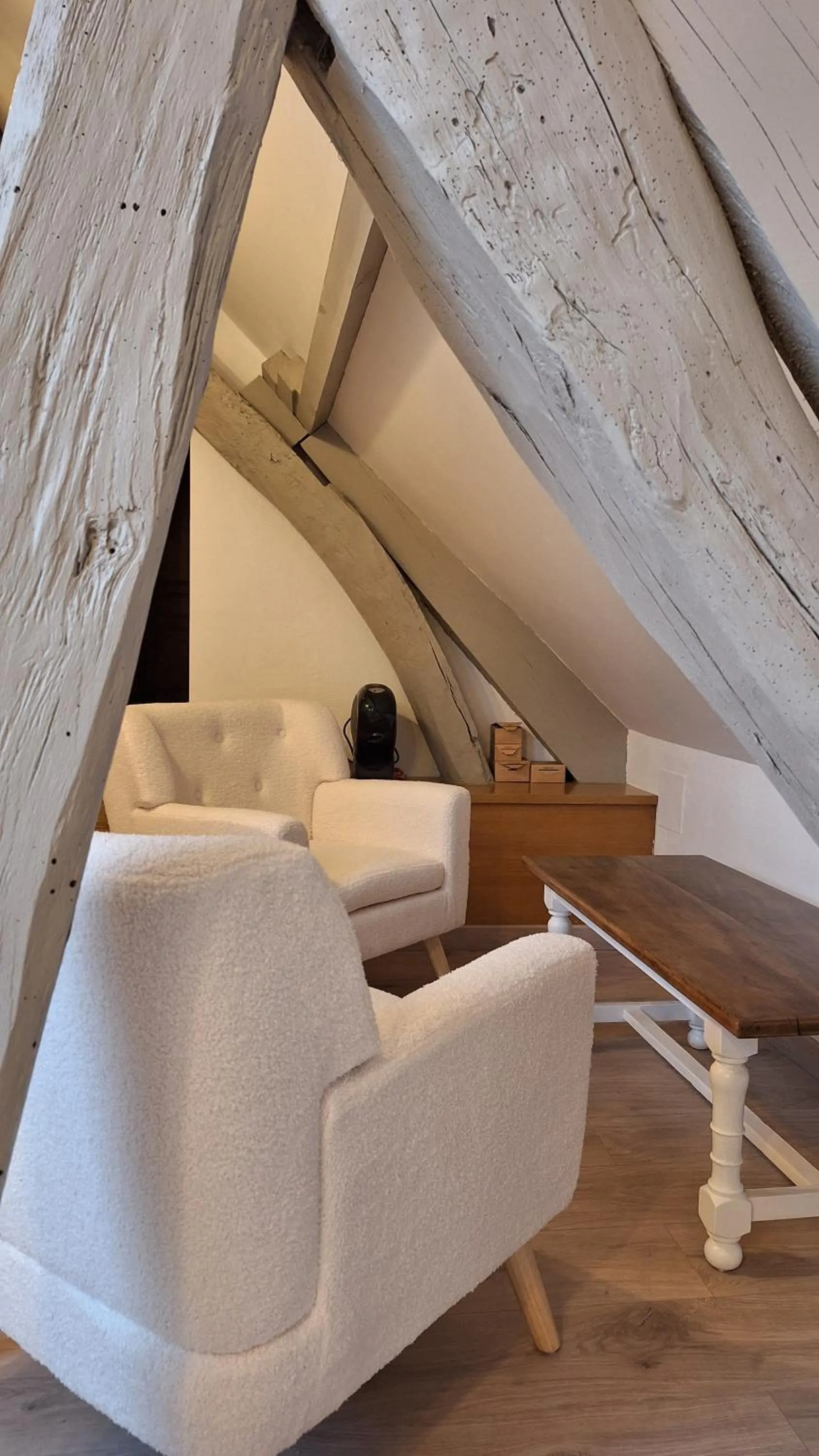 Living room in Traînefeuilles - Chambres d'hôtes proche Zoo de Beauval