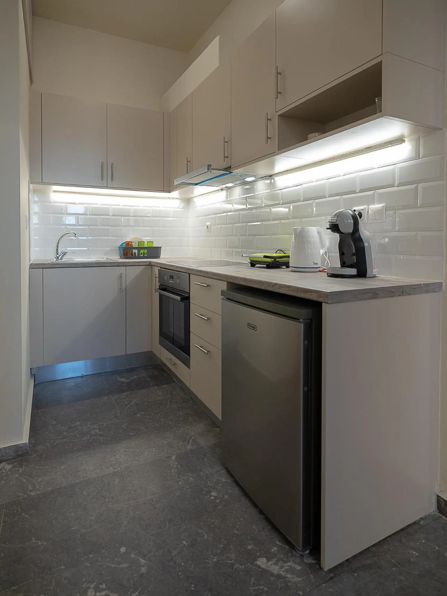 Kitchen or kitchenette in Luxury Apts Heraklion Center