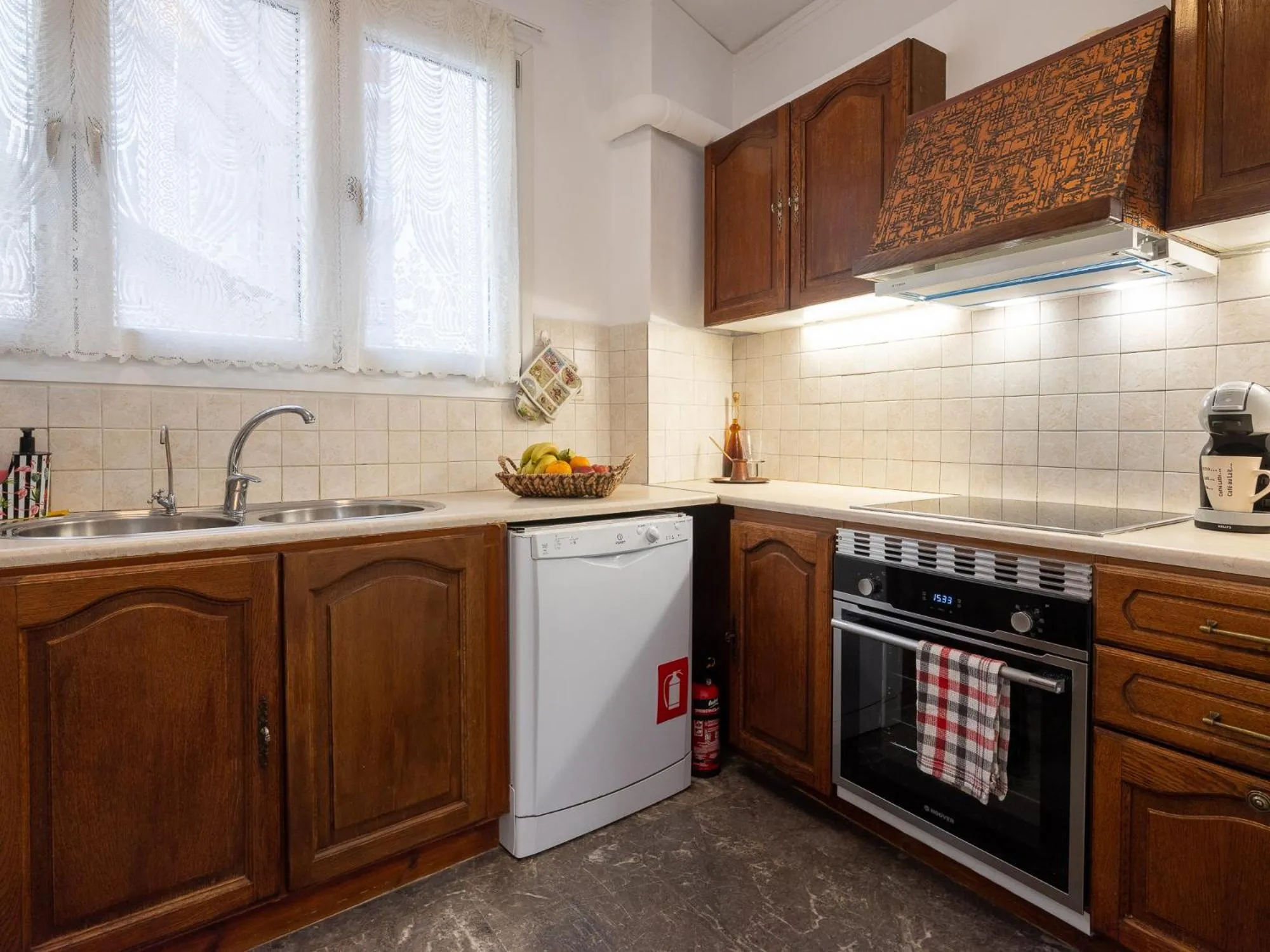 Kitchen or kitchenette in Luxury Apts Heraklion Center