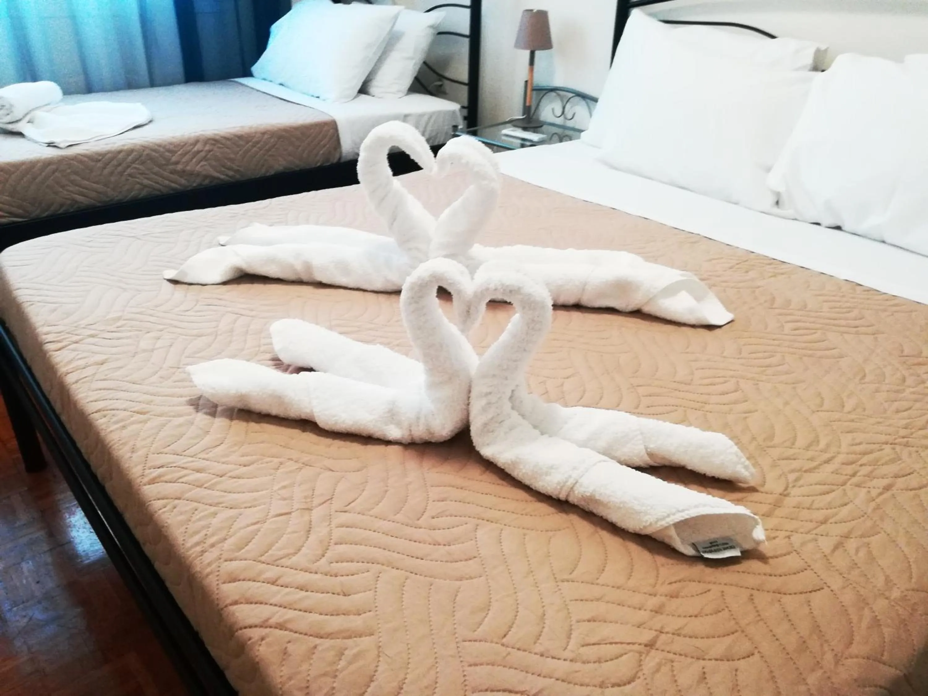 Decorative detail, Bed in Luxury Apts Heraklion Center