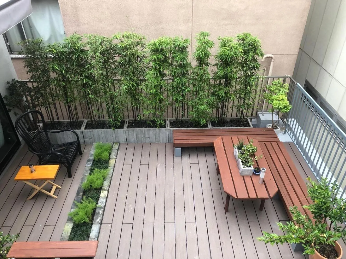 Balcony/Terrace in Room Inn Shanghai 横浜中華街 Room1-ABC
