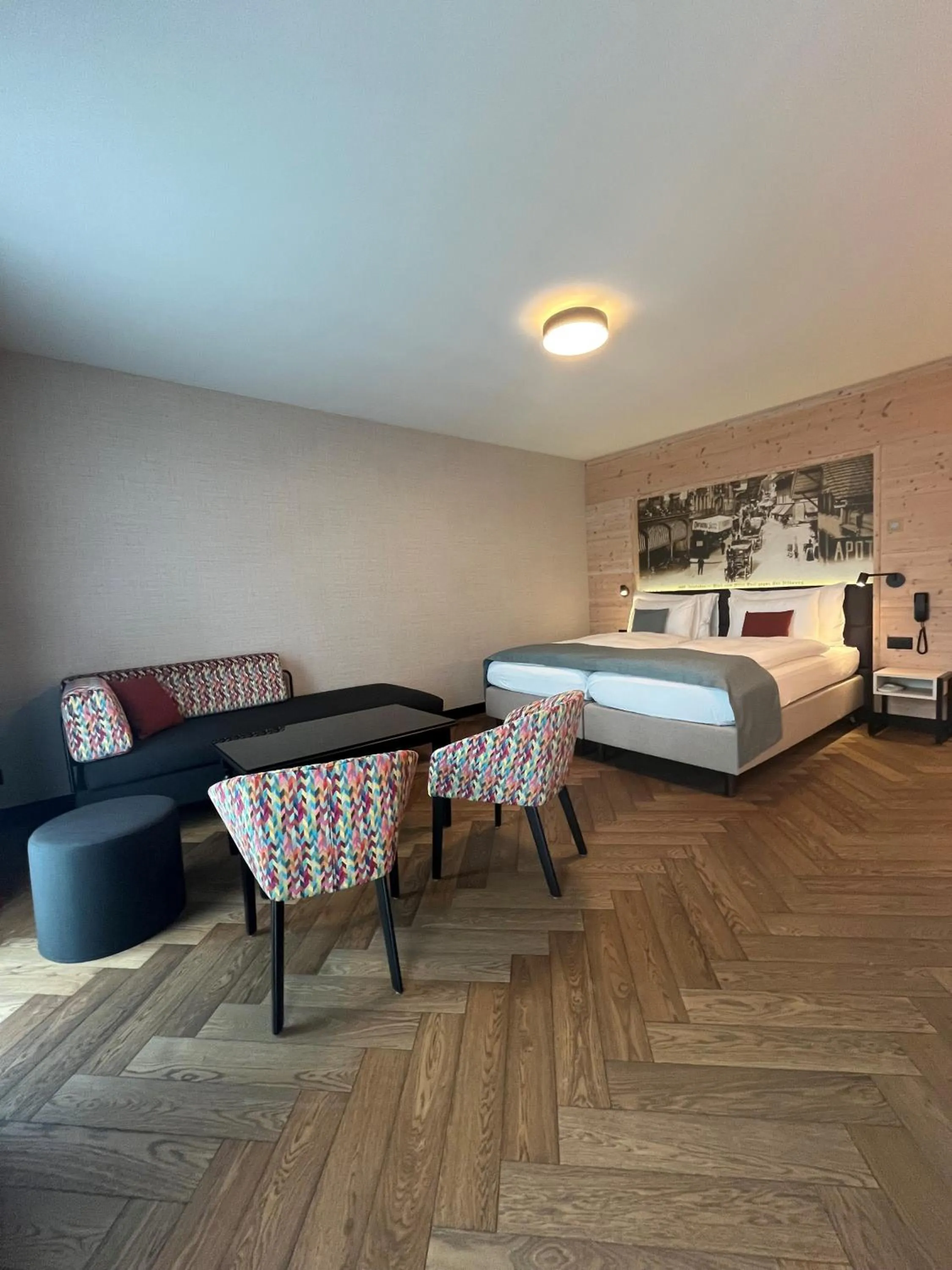 Bed in Hotel Interlaken