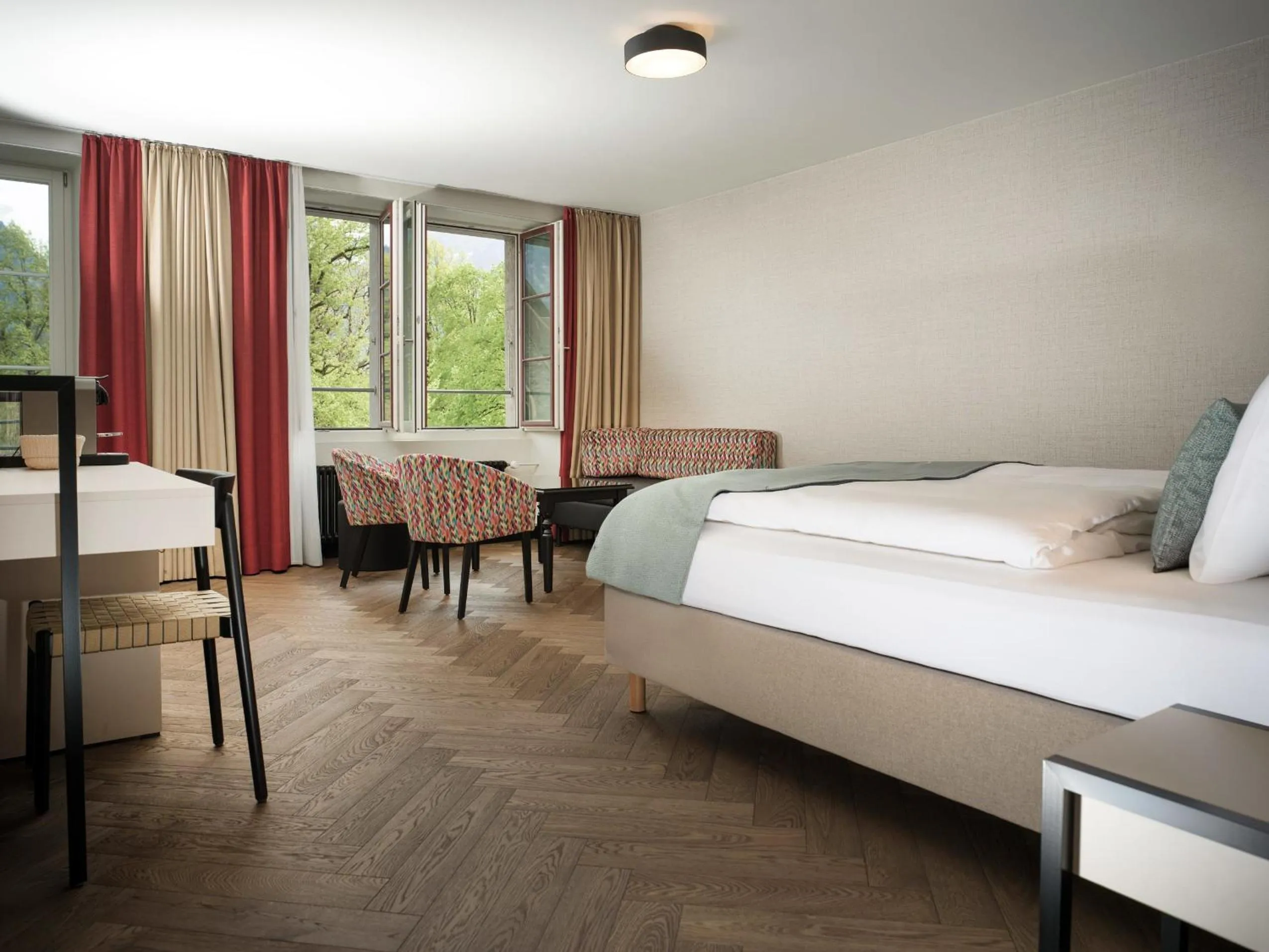 Bed in Hotel Interlaken