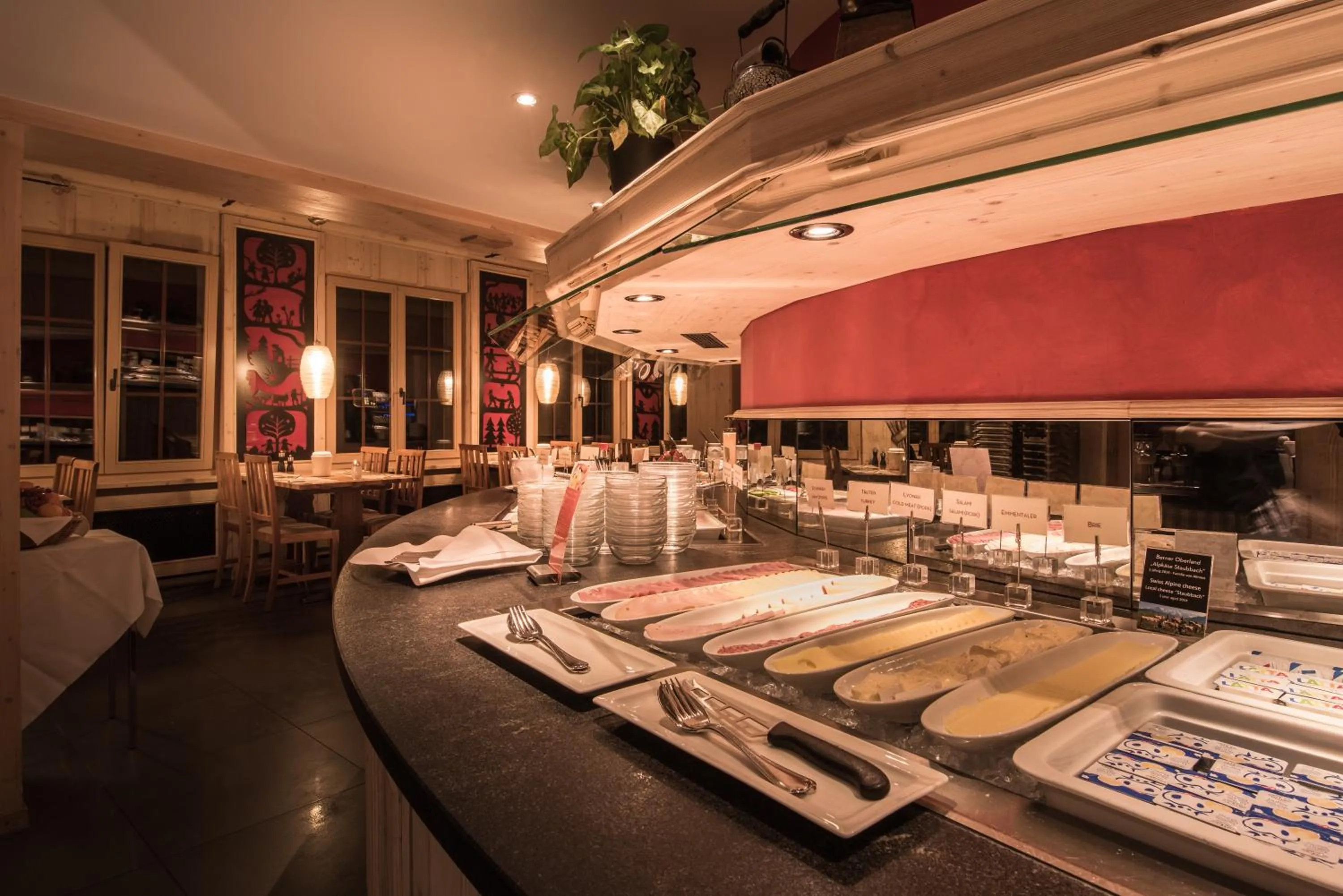 Buffet breakfast in Hotel Interlaken