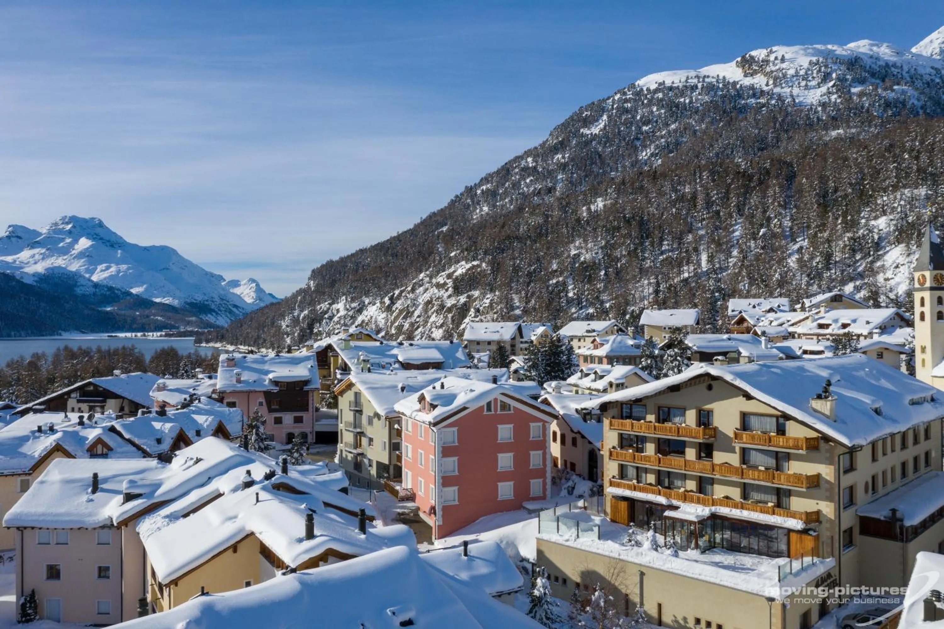 Property building in Albana Hotel Silvaplana