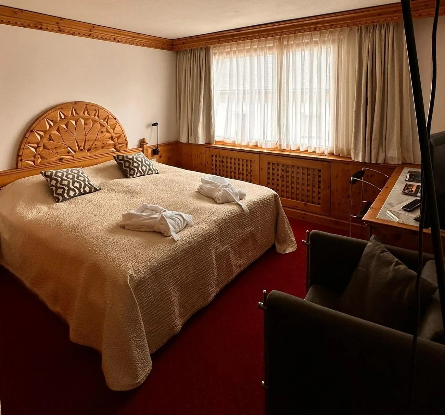 Bed in Albana Hotel Silvaplana