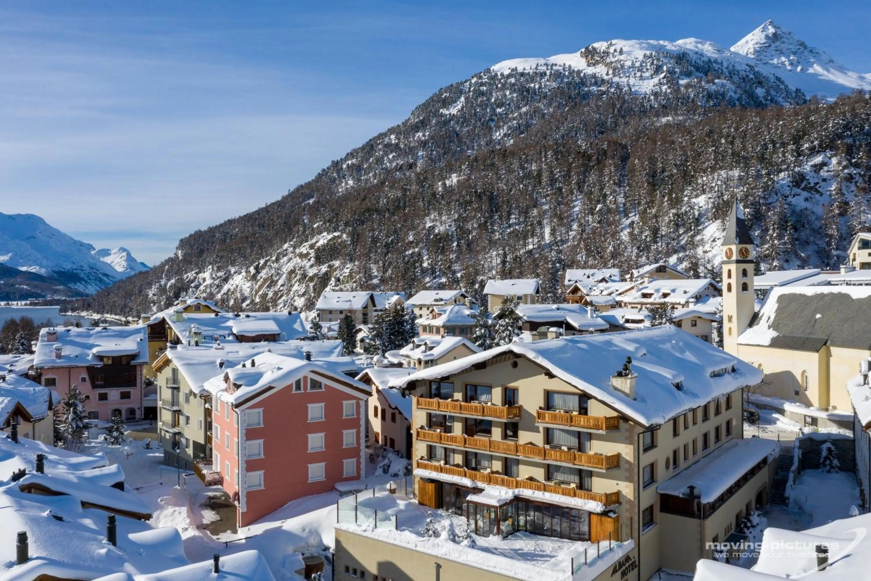 Property building in Albana Hotel Silvaplana