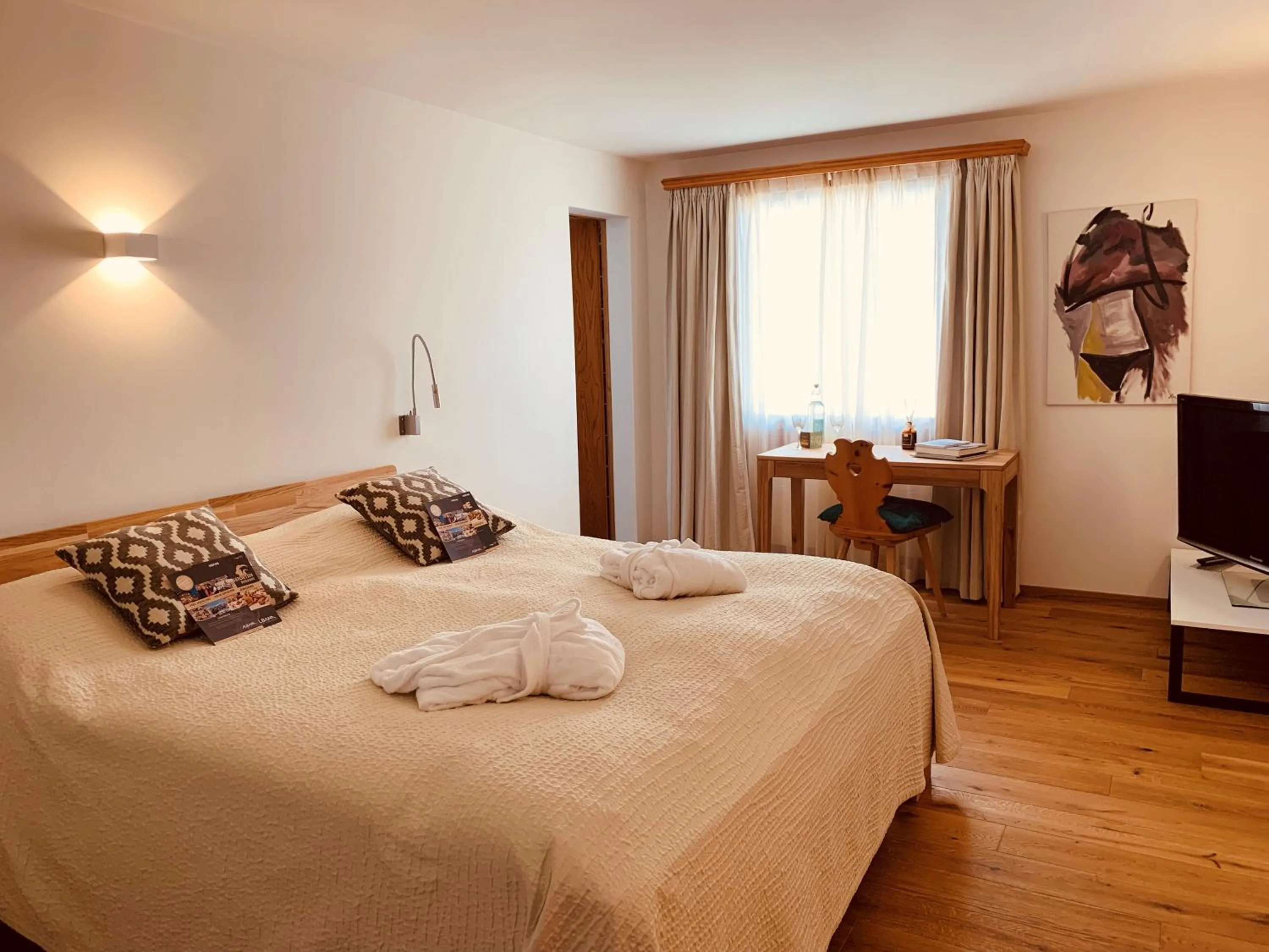 Bed in Albana Hotel Silvaplana