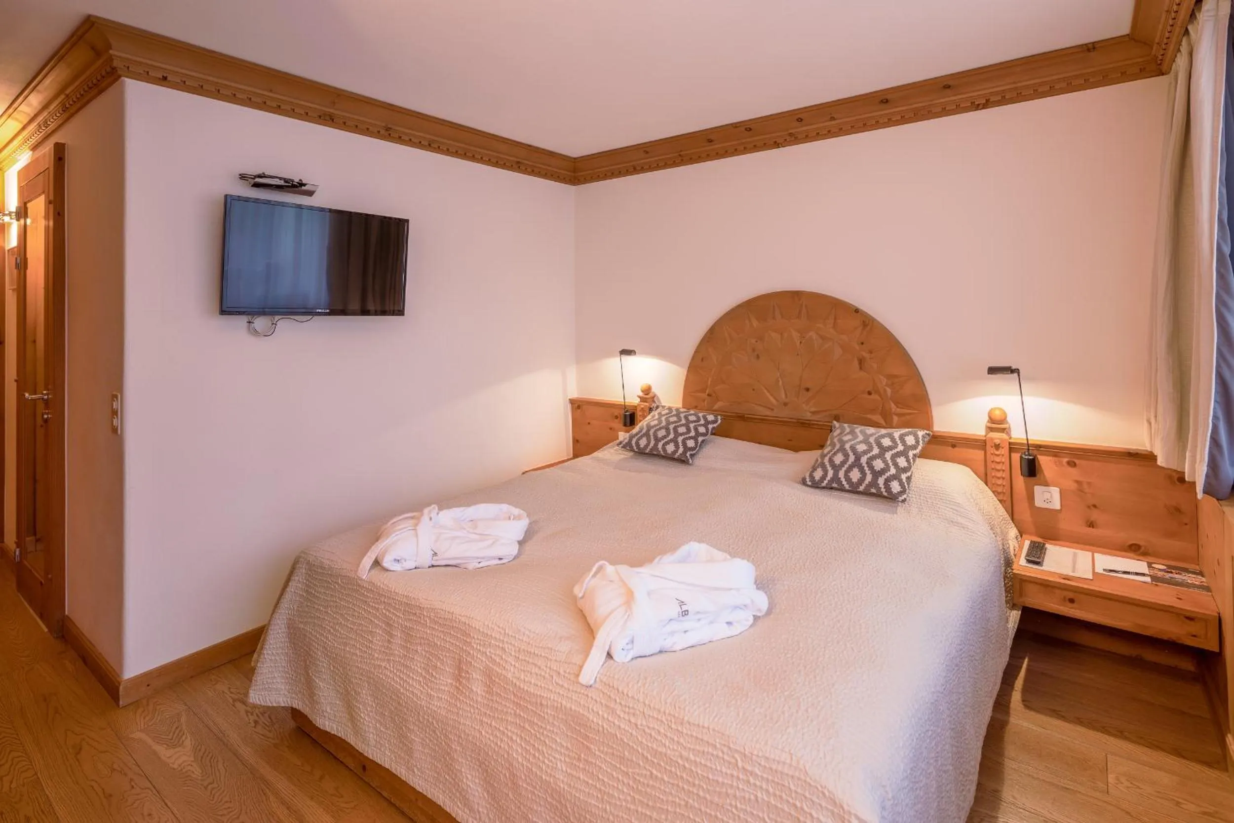 Bed in Albana Hotel Silvaplana