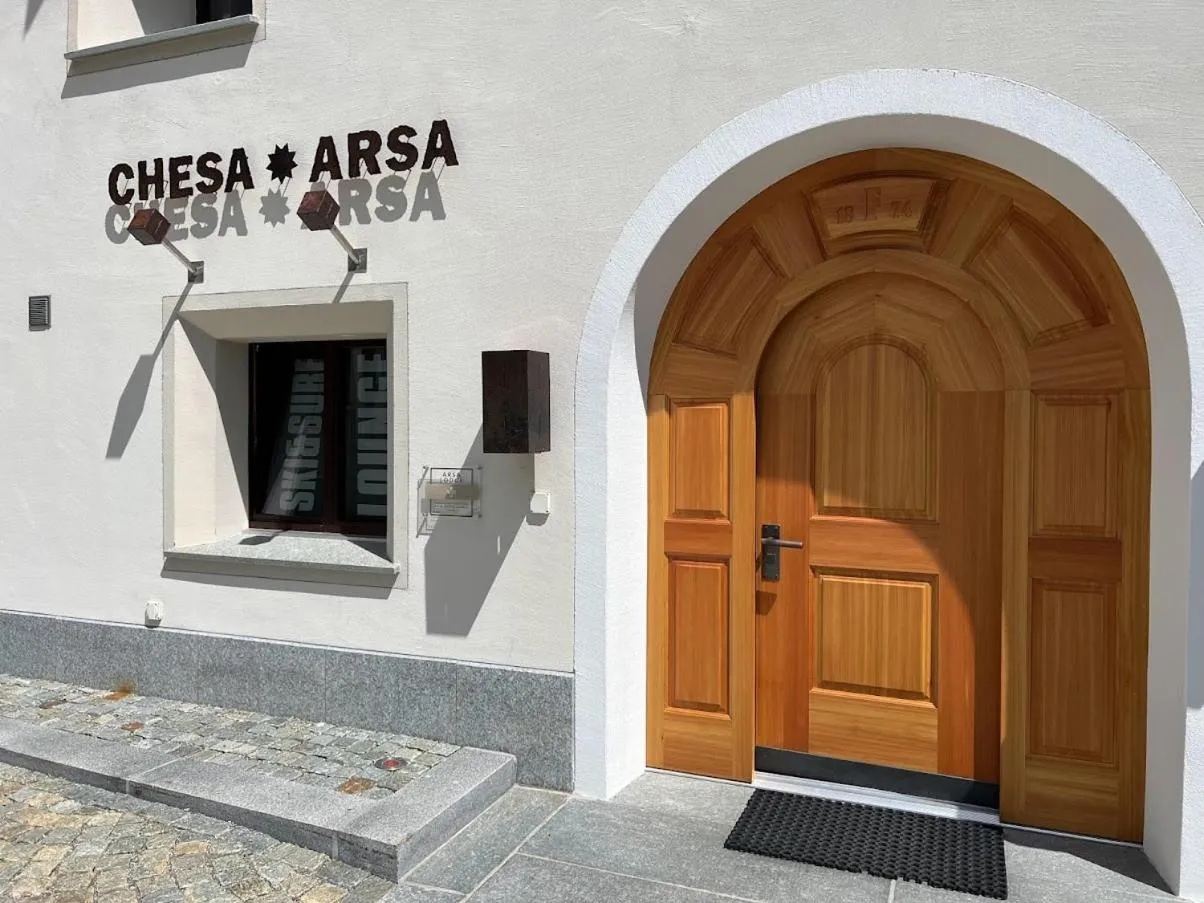Facade/entrance in Albana Hotel Silvaplana