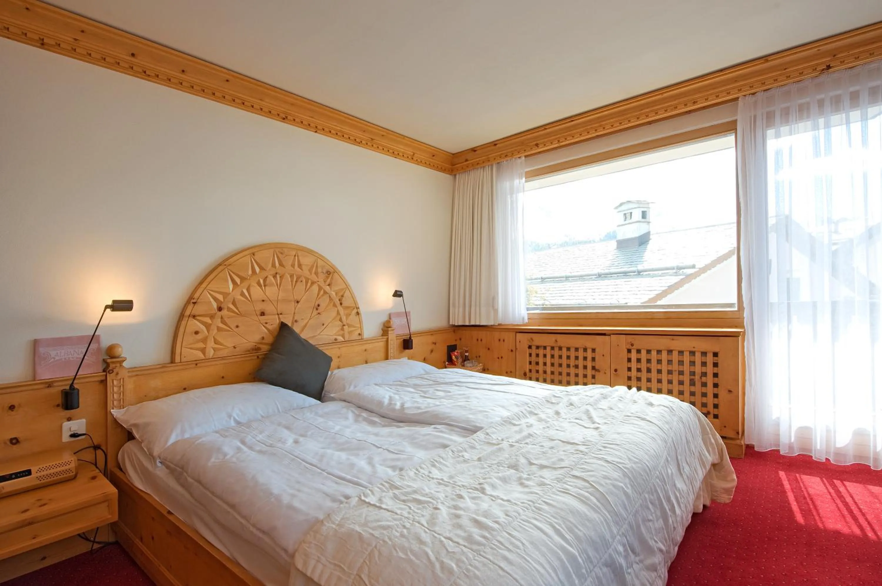 Bed in Albana Hotel Silvaplana