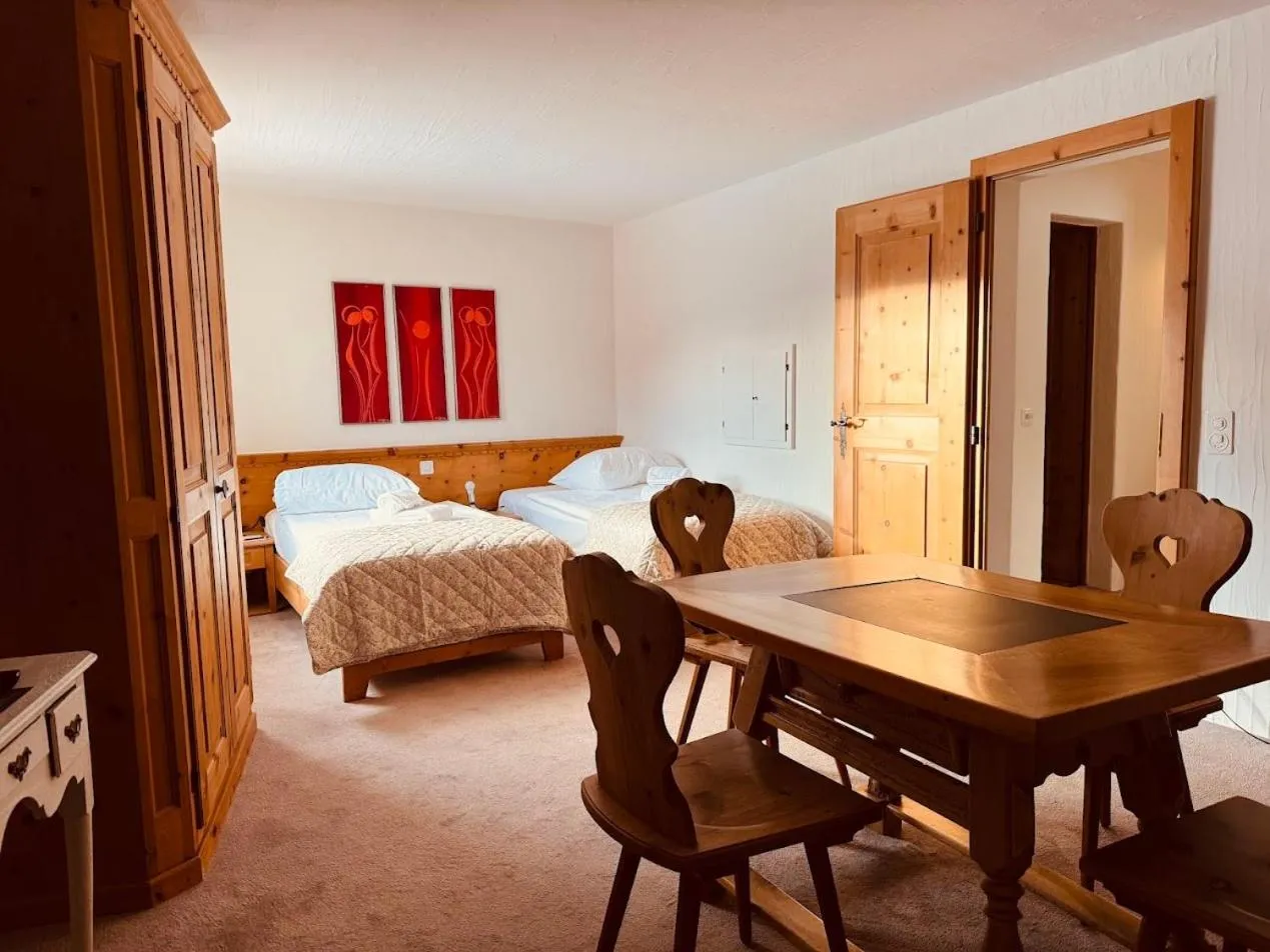 Bed in Albana Hotel Silvaplana