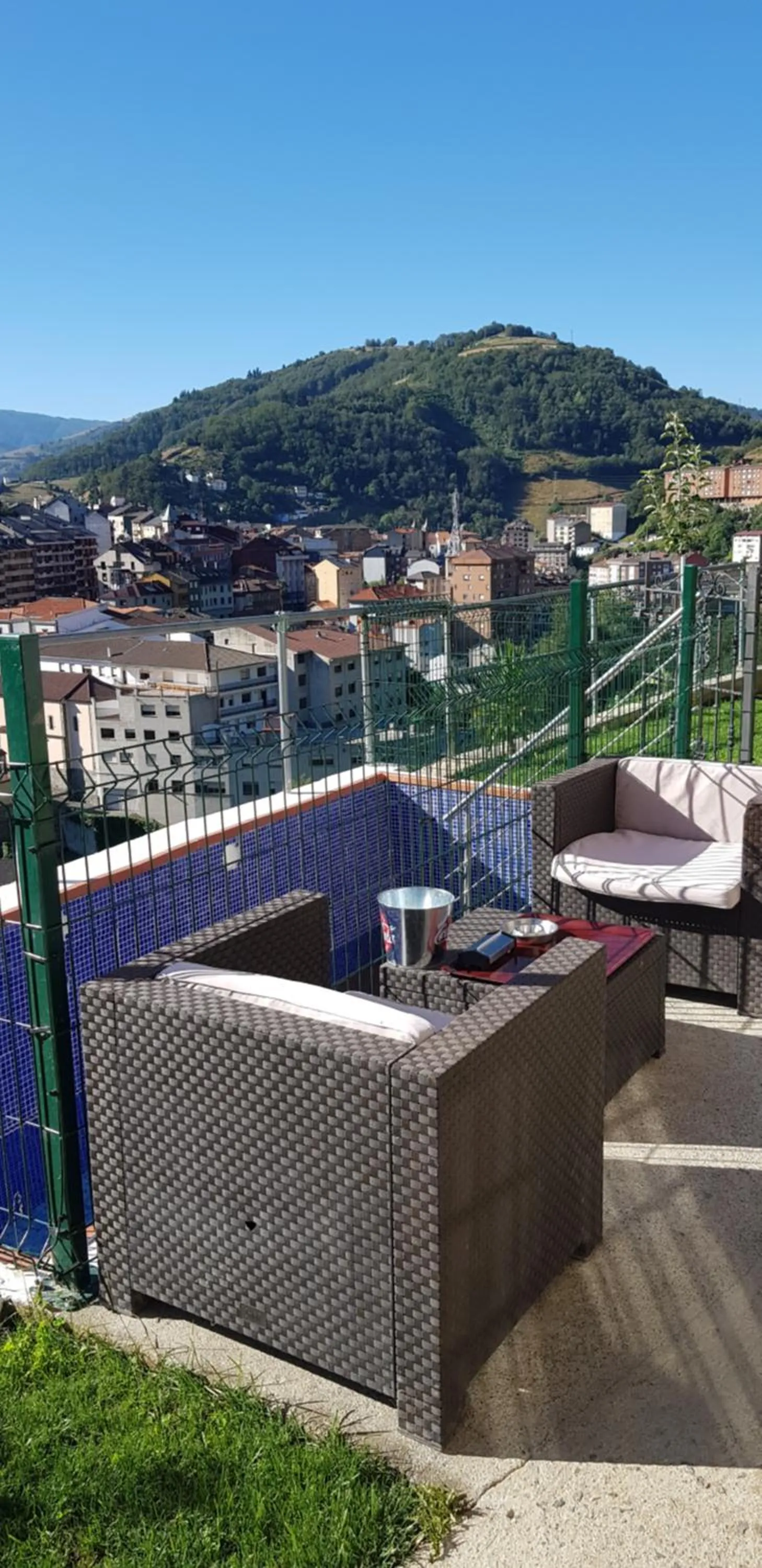 Patio in Hotel Alina