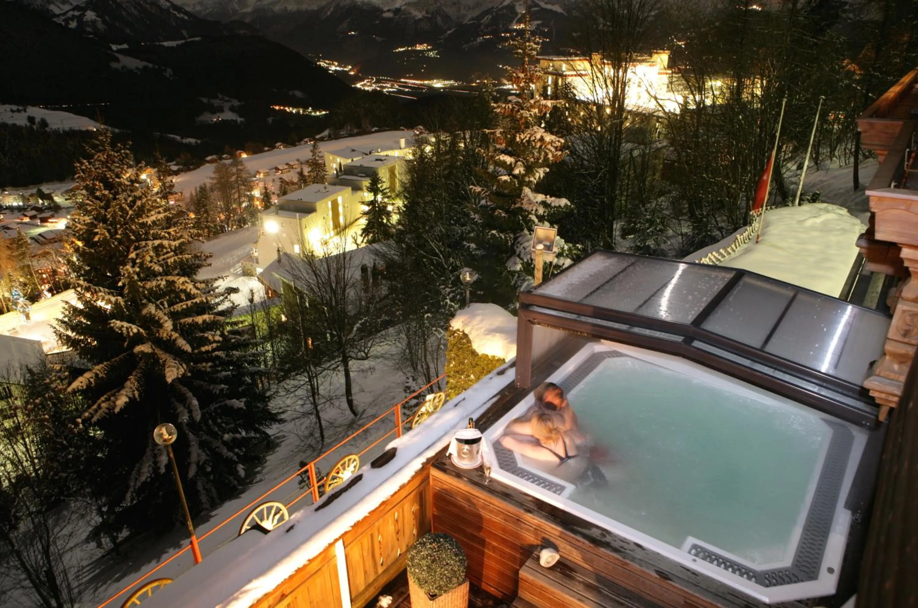 Night in Hôtel Le Grand Chalet