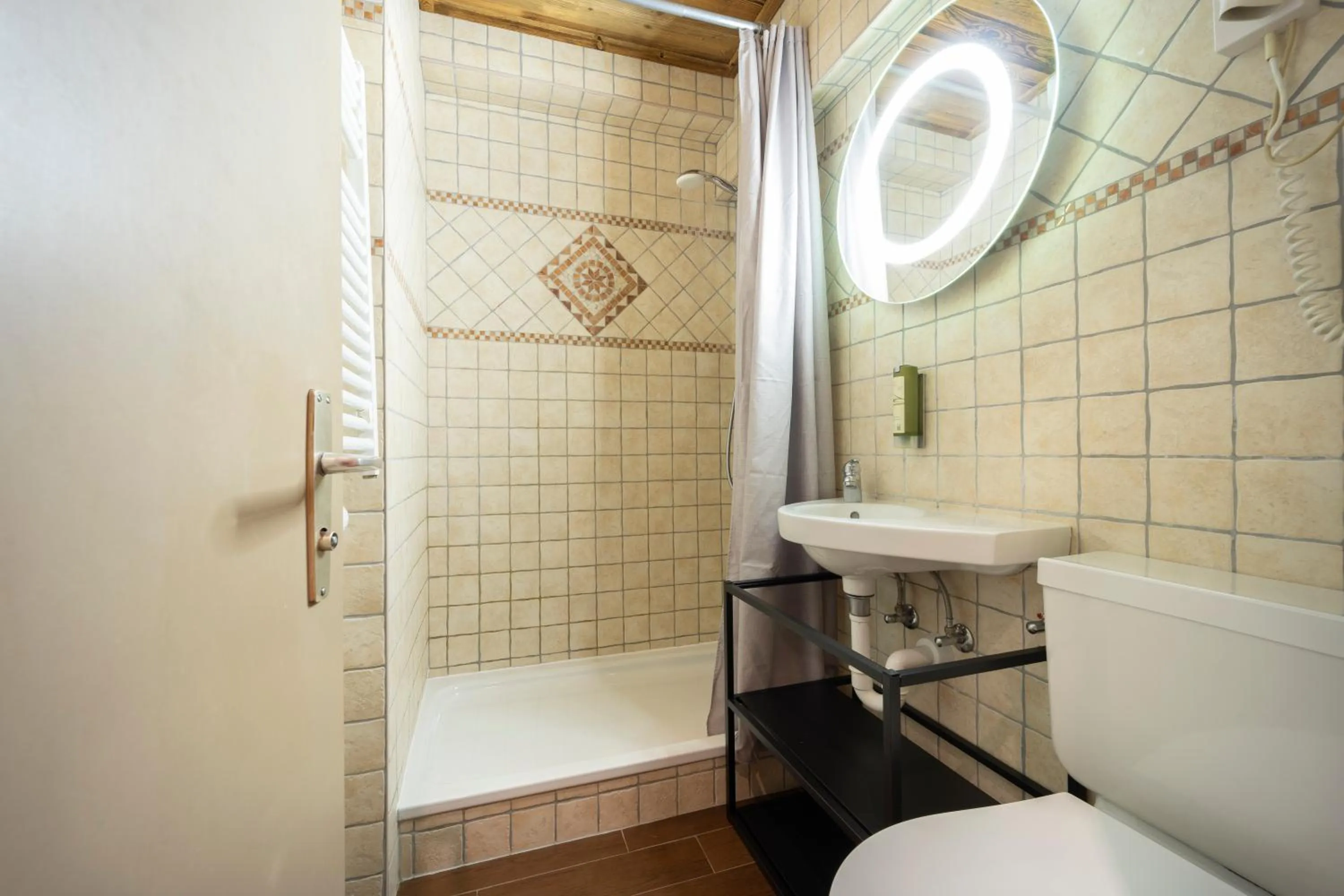 Shower in Hôtel Le Grand Chalet