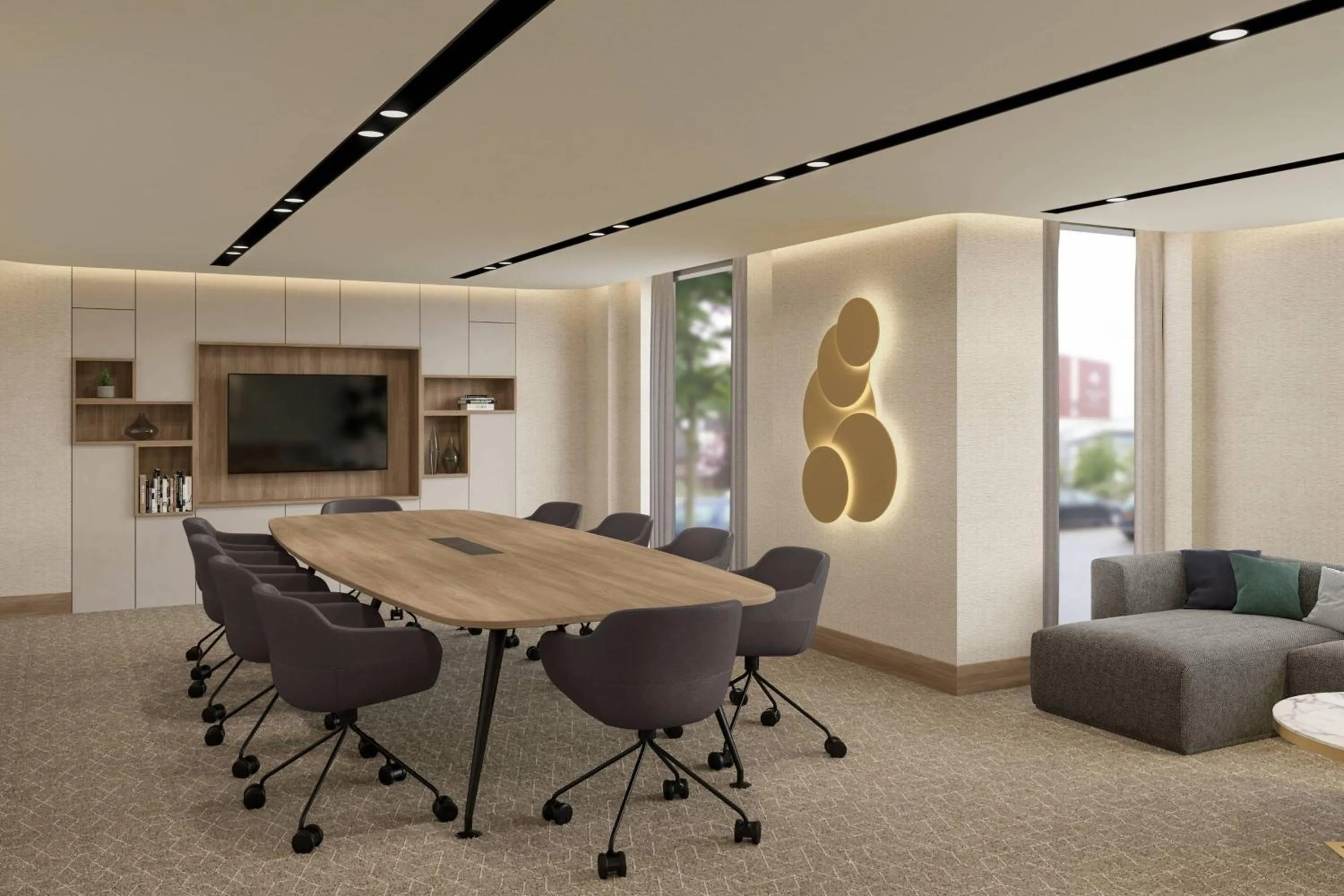 Meeting/conference room in Courtyard by Marriott London Heathrow Airport