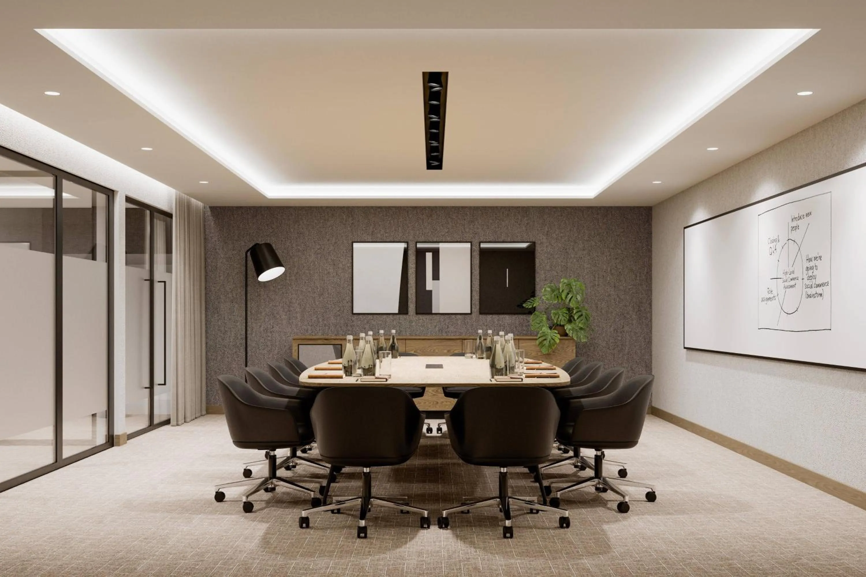 Meeting/conference room in Courtyard by Marriott London Heathrow Airport