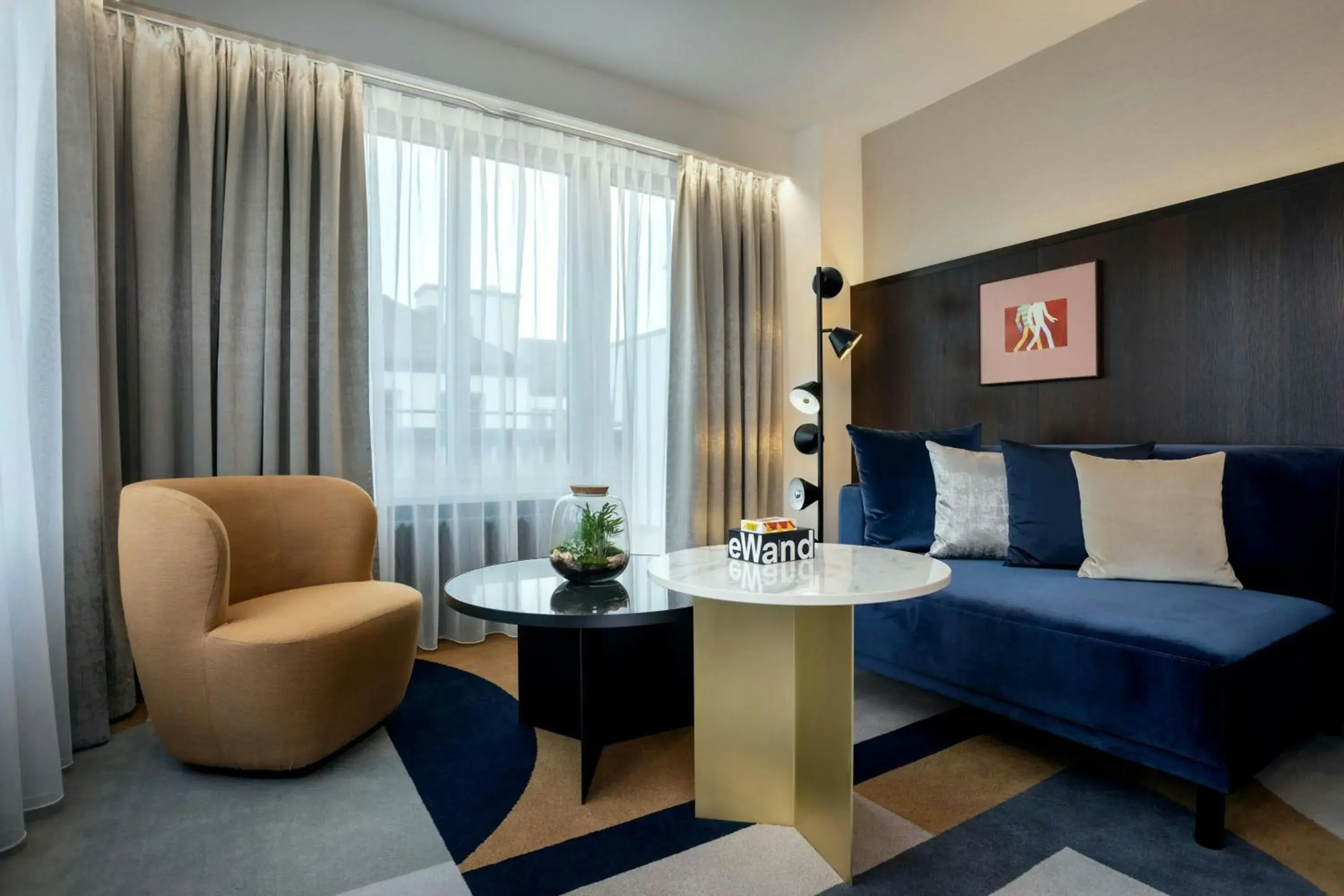 Living room in Neues Schloss Privat Hotel Zurich, Autograph Collection Living room in Neues Schloss Privat Hotel Zurich, Autograph Collection