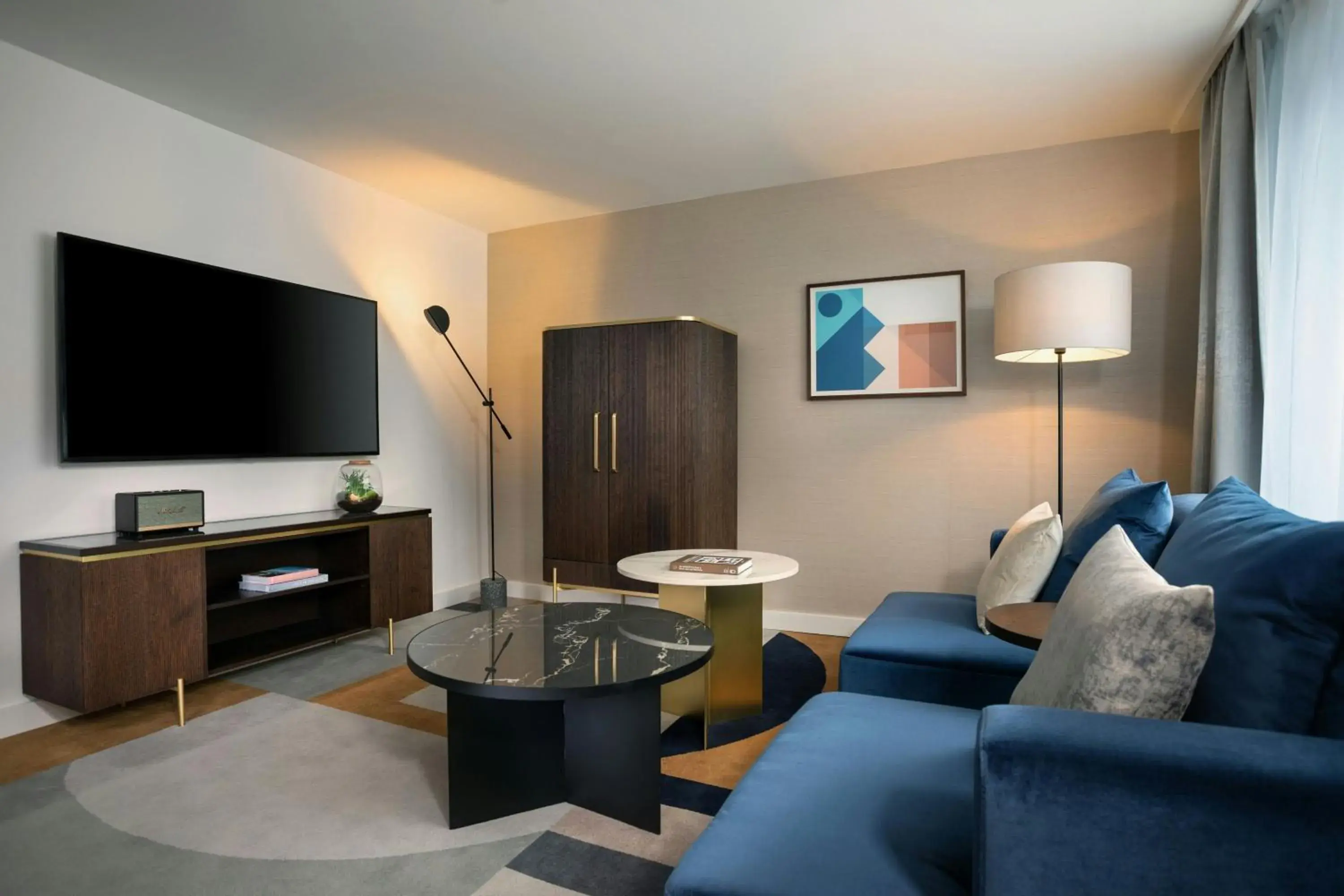Living room in Neues Schloss Privat Hotel Zurich, Autograph Collection Living room in Neues Schloss Privat Hotel Zurich, Autograph Collection
