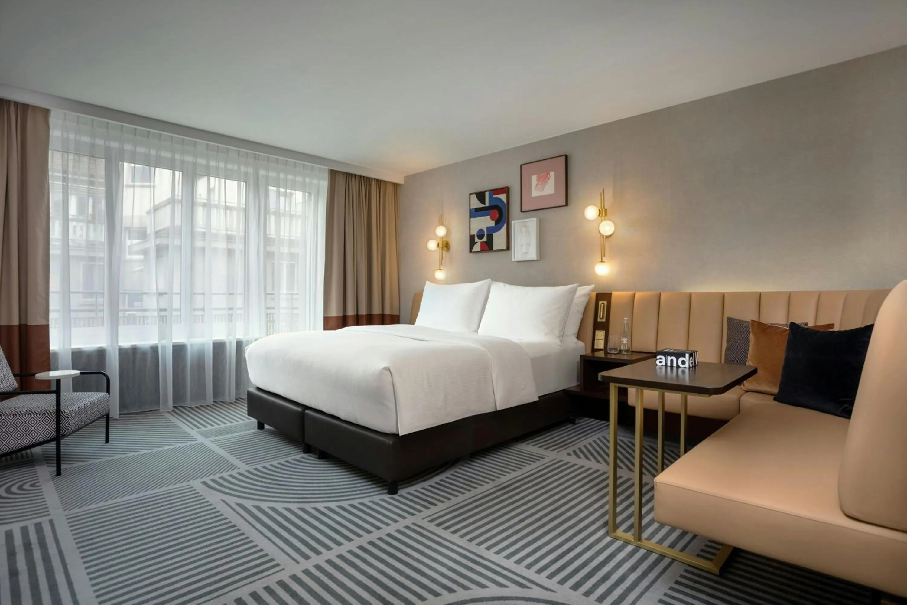 Photo of the whole room, Bed in Neues Schloss Privat Hotel Zurich, Autograph Collection