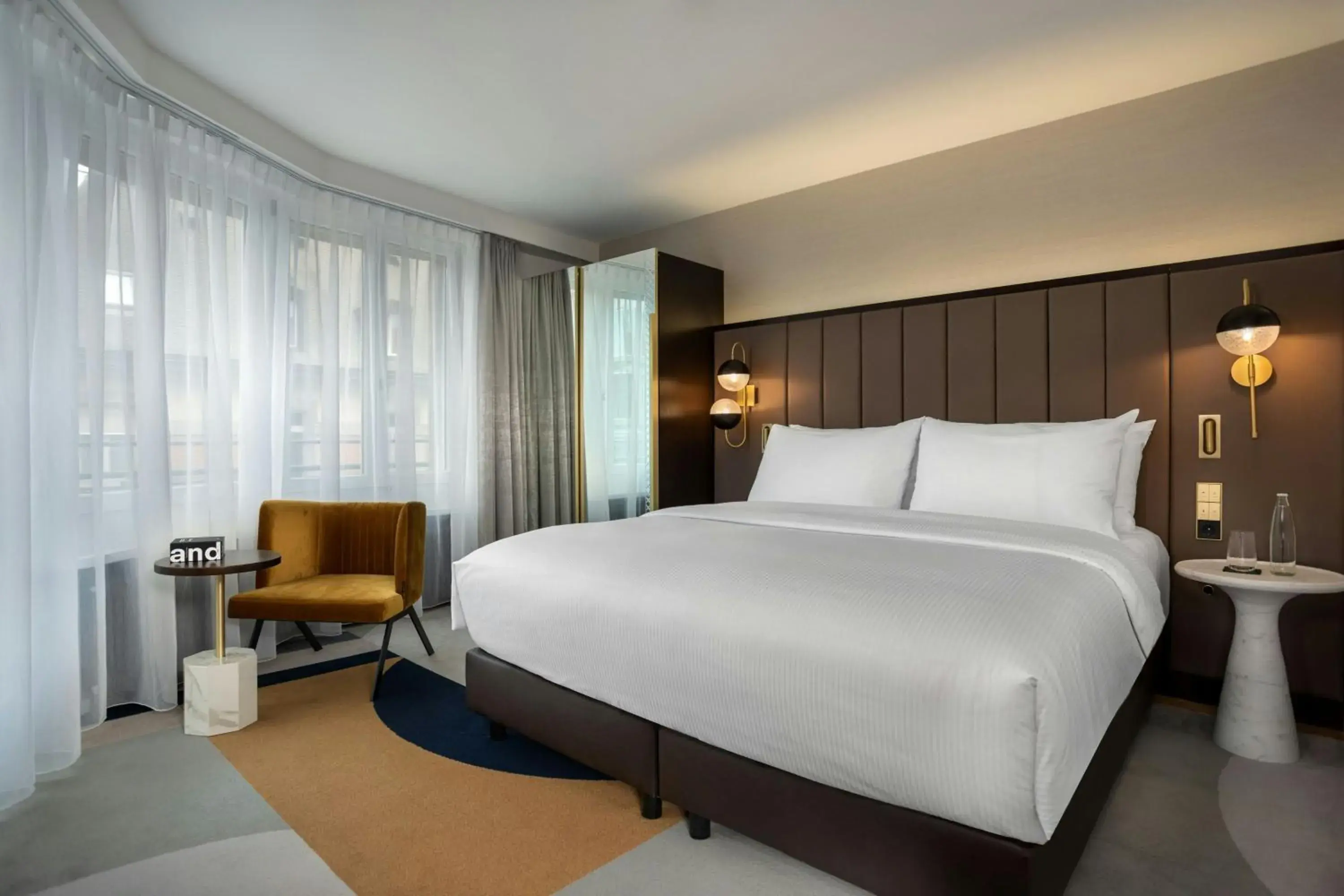 Bedroom, Bed in Neues Schloss Privat Hotel Zurich, Autograph Collection Bedroom, Bed in Neues Schloss Privat Hotel Zurich, Autograph Collection