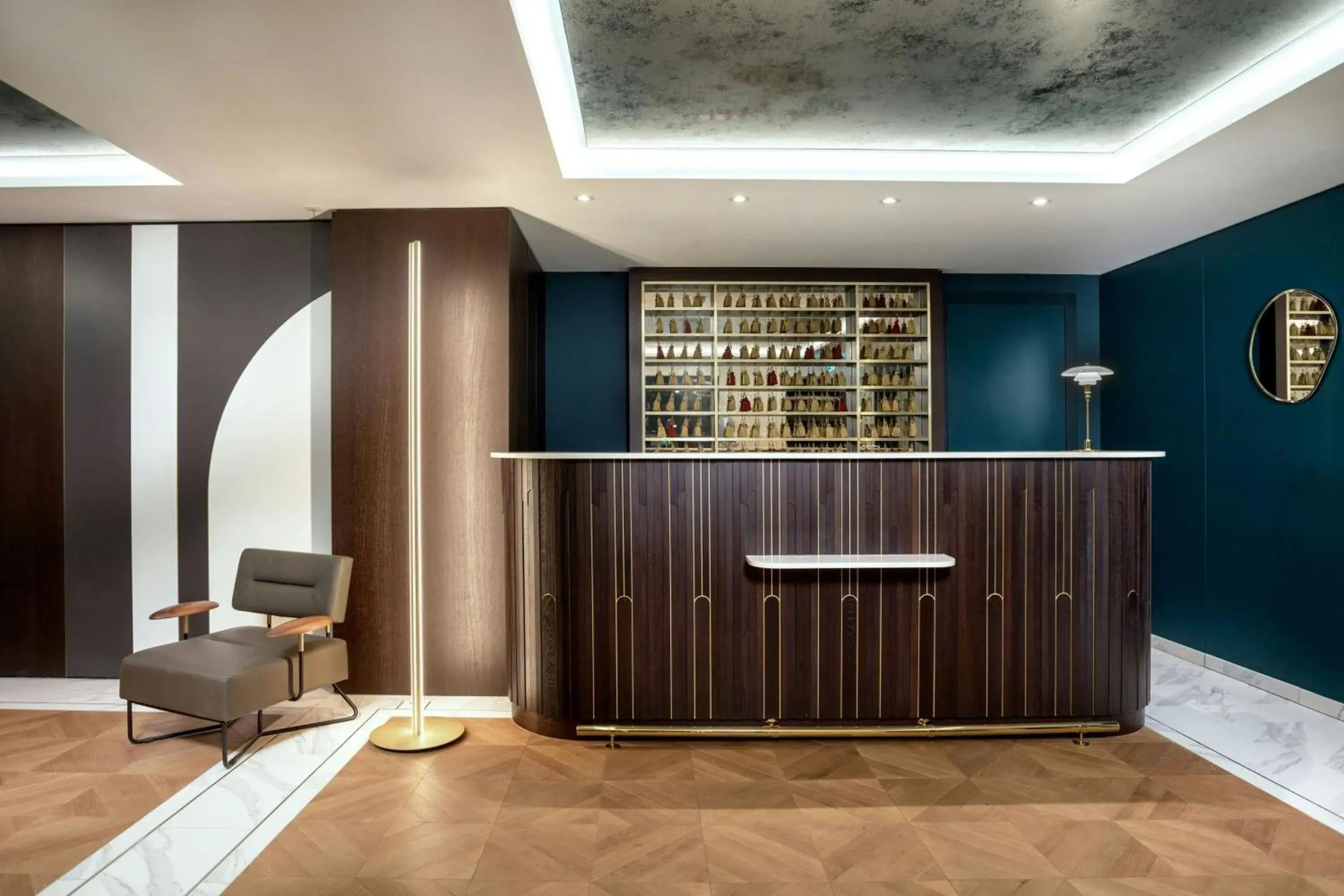 Lobby or reception in Neues Schloss Privat Hotel Zurich, Autograph Collection Lobby or reception in Neues Schloss Privat Hotel Zurich, Autograph Collection