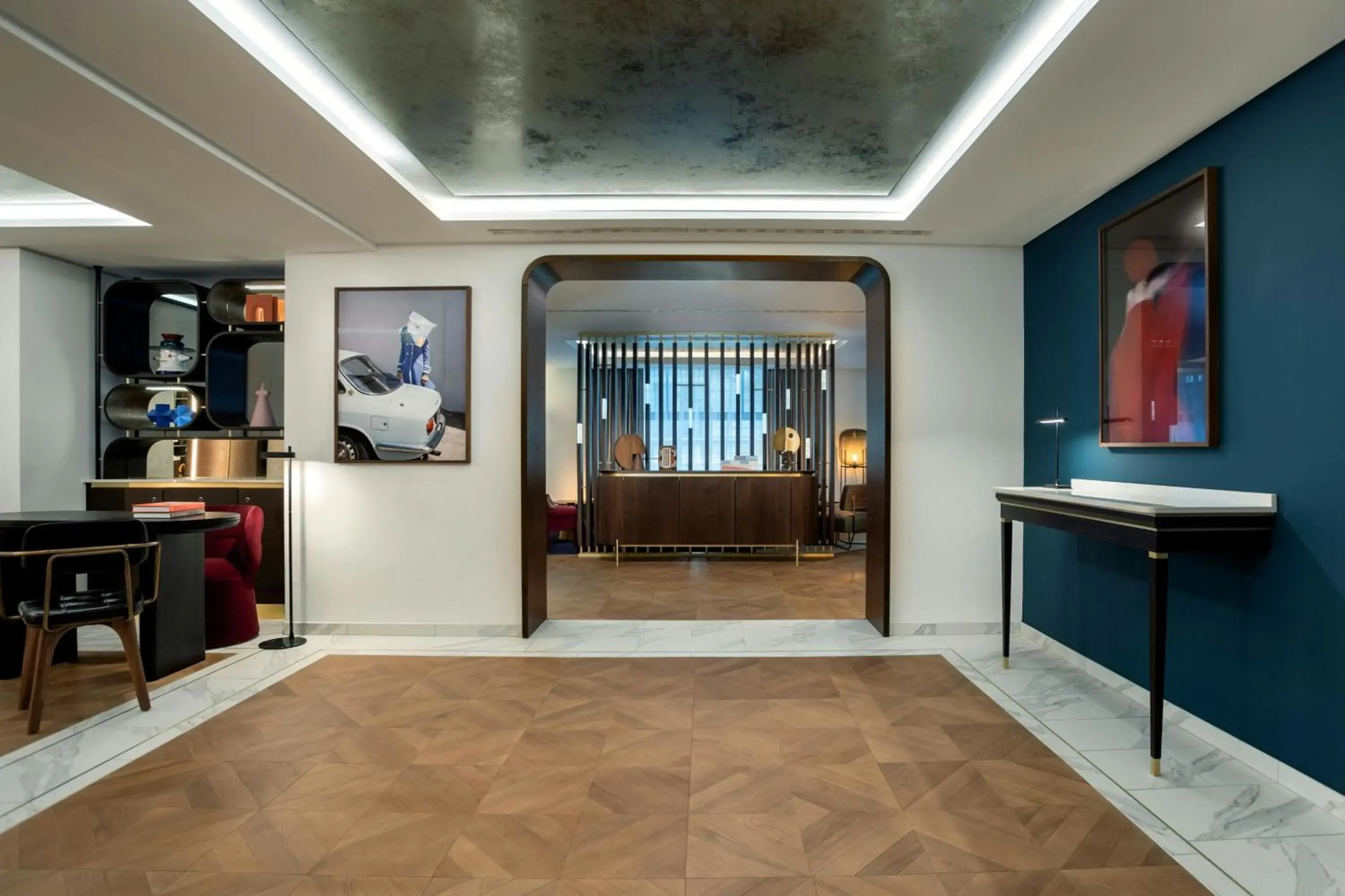 Lobby or reception in Neues Schloss Privat Hotel Zurich, Autograph Collection Lobby or reception in Neues Schloss Privat Hotel Zurich, Autograph Collection