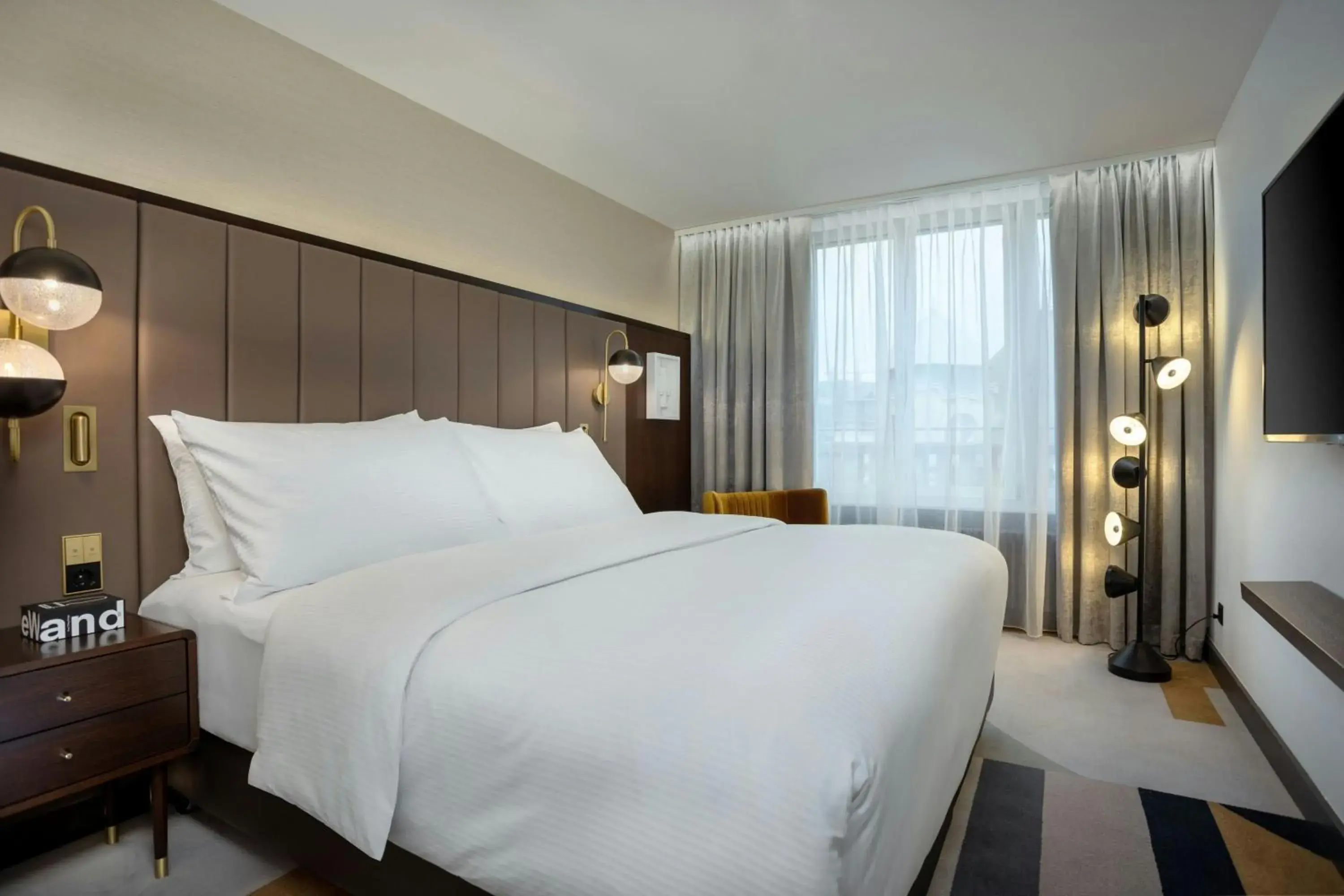 Bedroom, Bed in Neues Schloss Privat Hotel Zurich, Autograph Collection Bedroom, Bed in Neues Schloss Privat Hotel Zurich, Autograph Collection