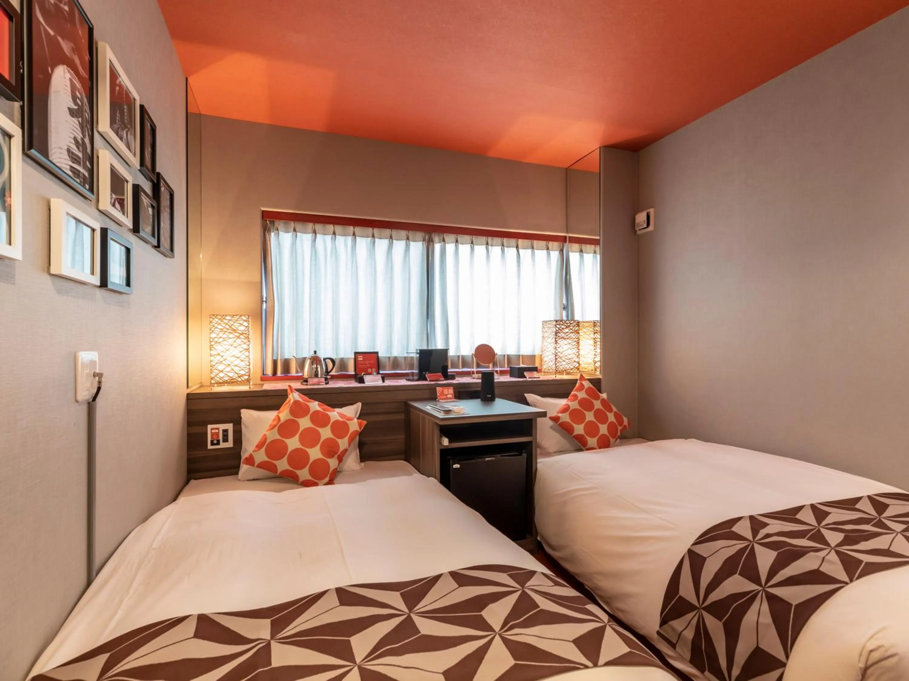 Bed in HALE Kyoto Toji