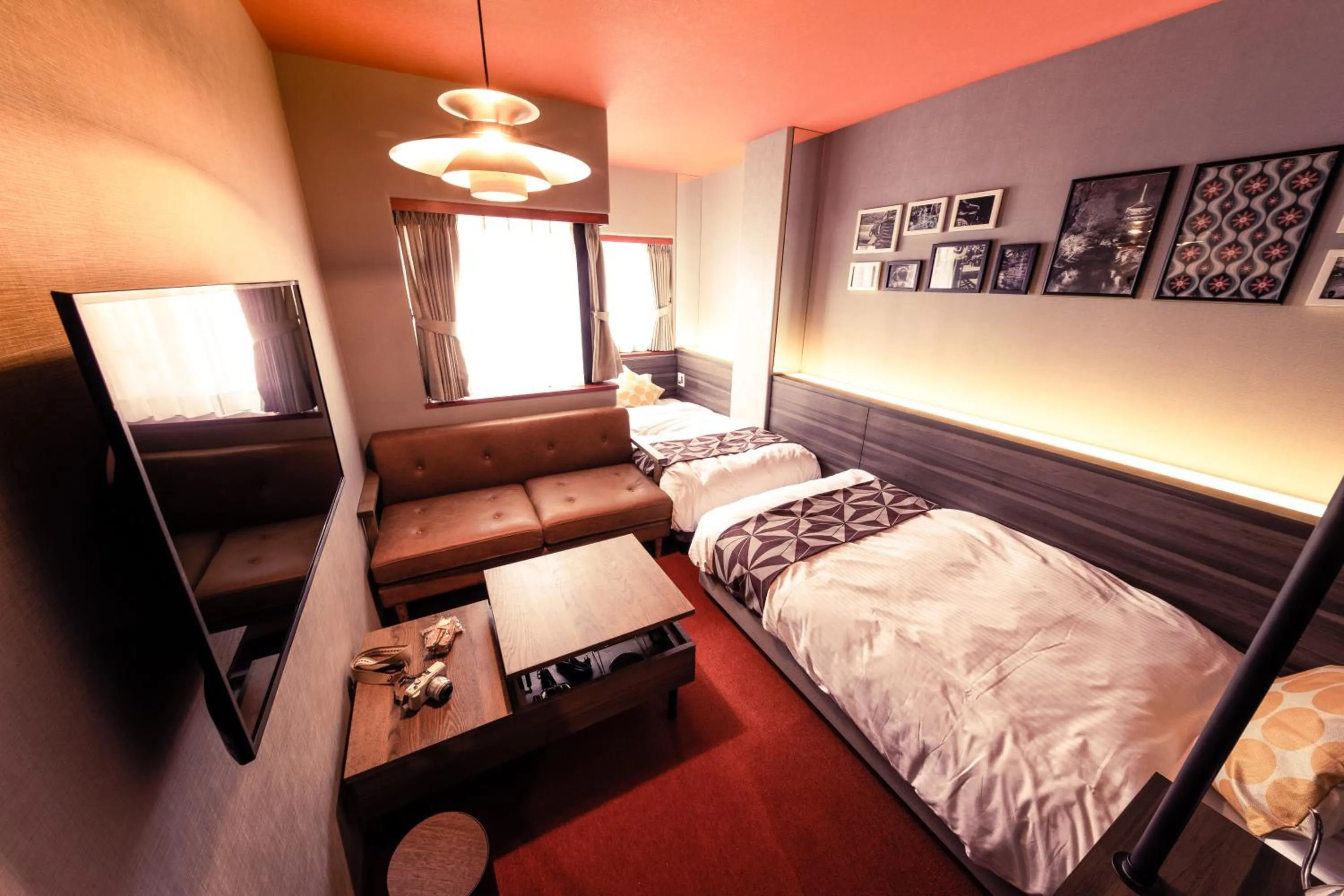 Bed in HALE Kyoto Toji