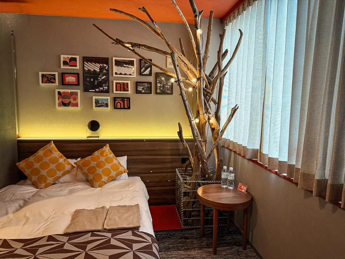 Bed in HALE Kyoto Toji