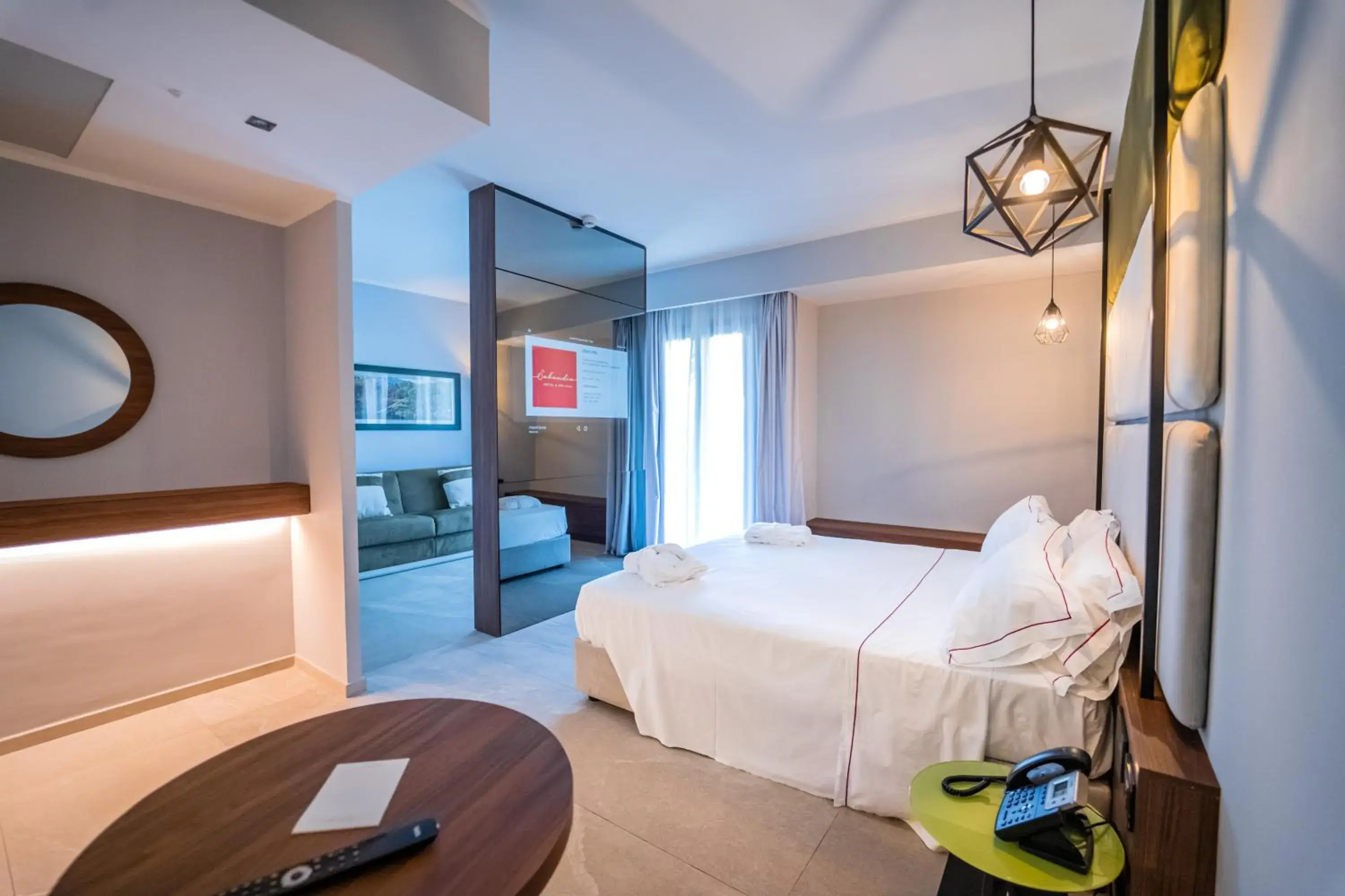 Bed in Best Western Plus Sabaudia Hotel Bed in Best Western Plus Sabaudia Hotel