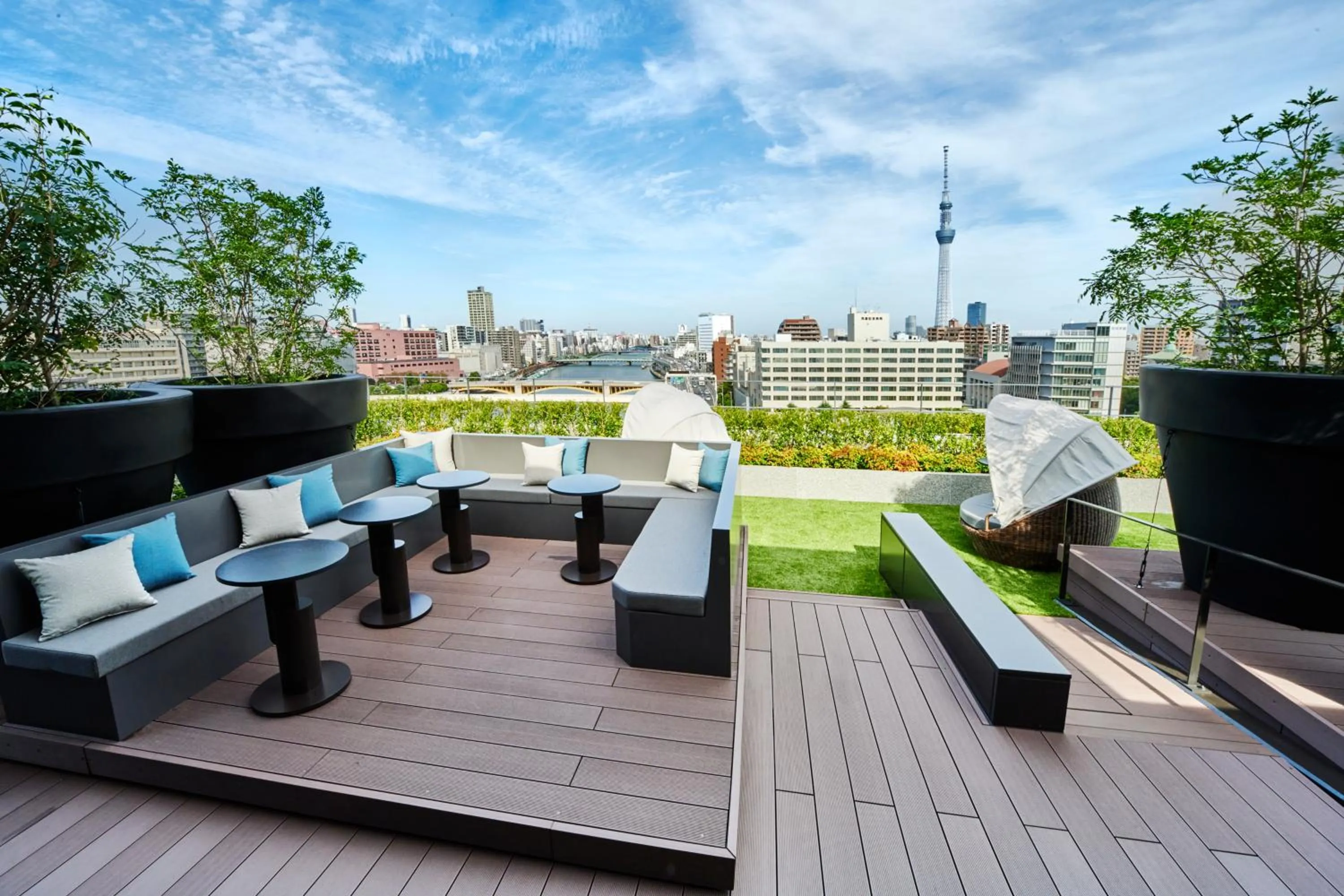 Balcony/Terrace in The Gate Hotel Ryogoku by Hulic
