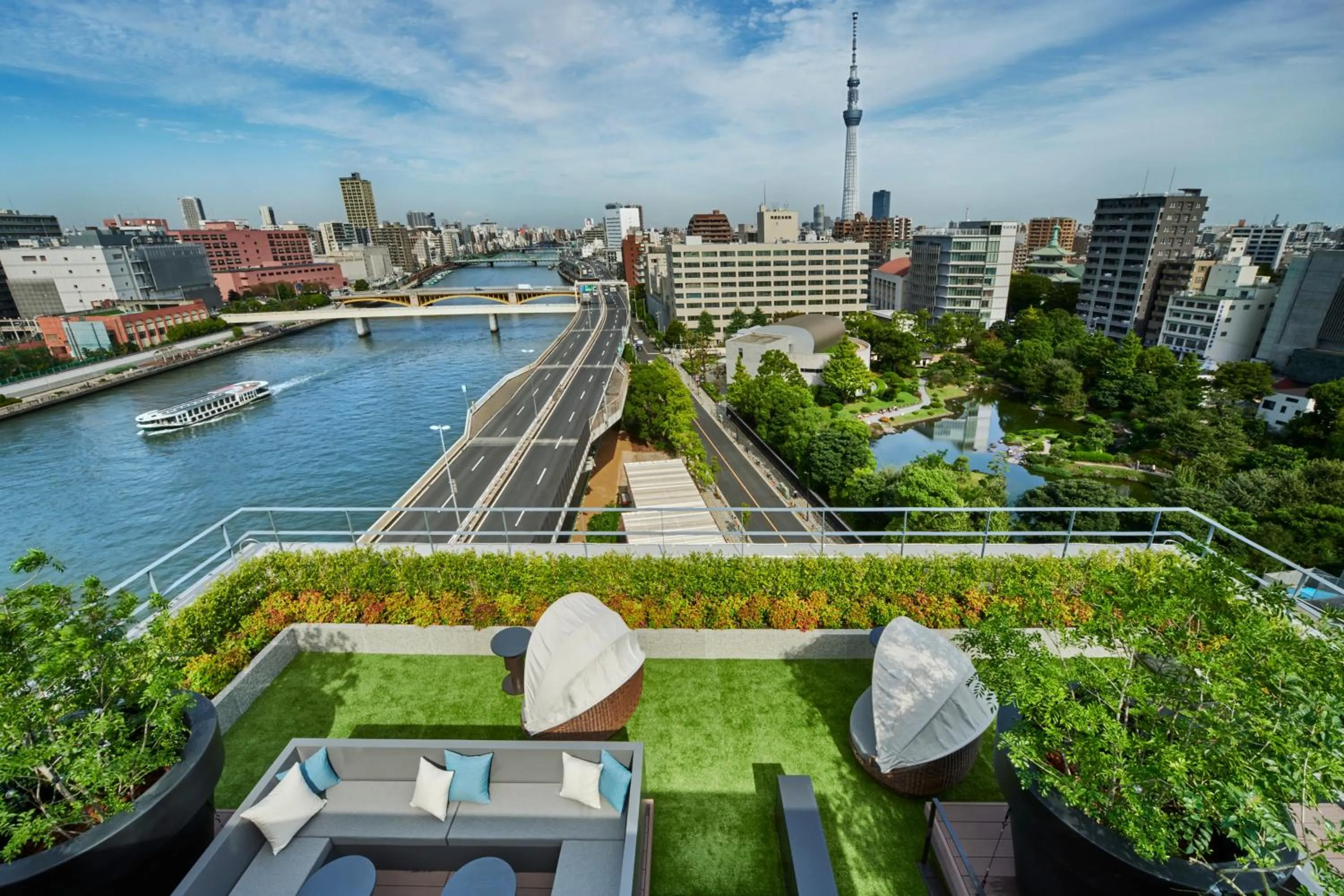 Balcony/Terrace in The Gate Hotel Ryogoku by Hulic